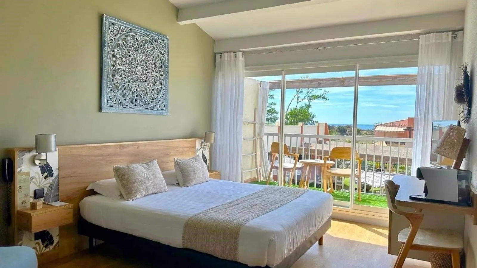 Bed in CAPAO Beach Hôtel