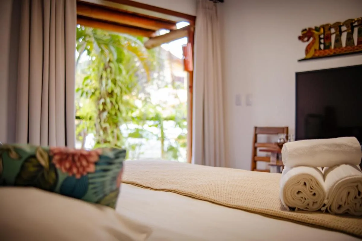 Bed in Pousada Vira Canoa