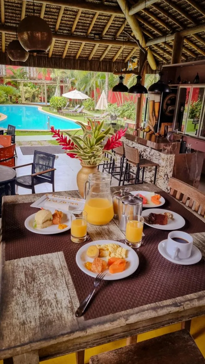 Breakfast in Pousada Vira Canoa