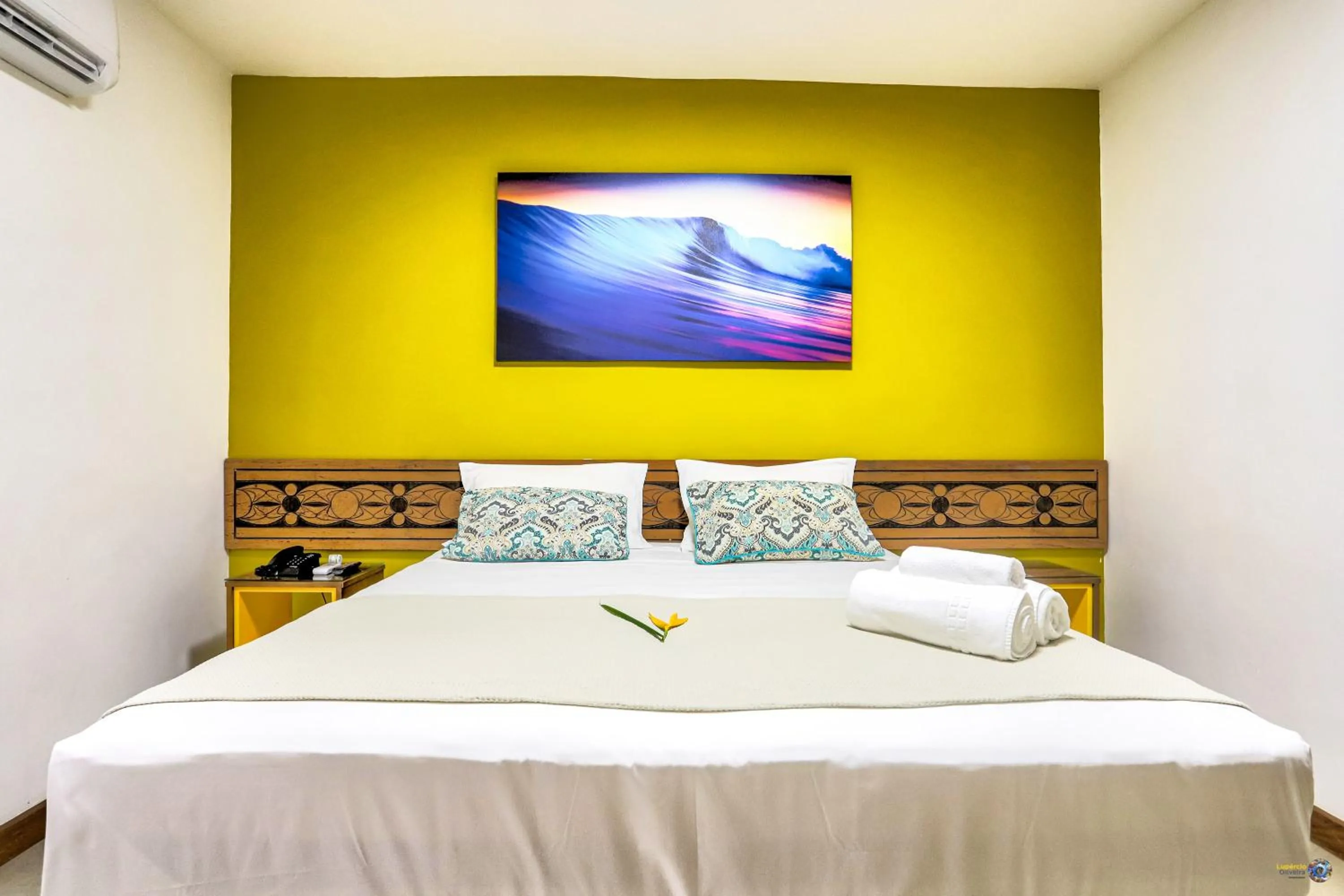 Bed in Pousada Vira Canoa