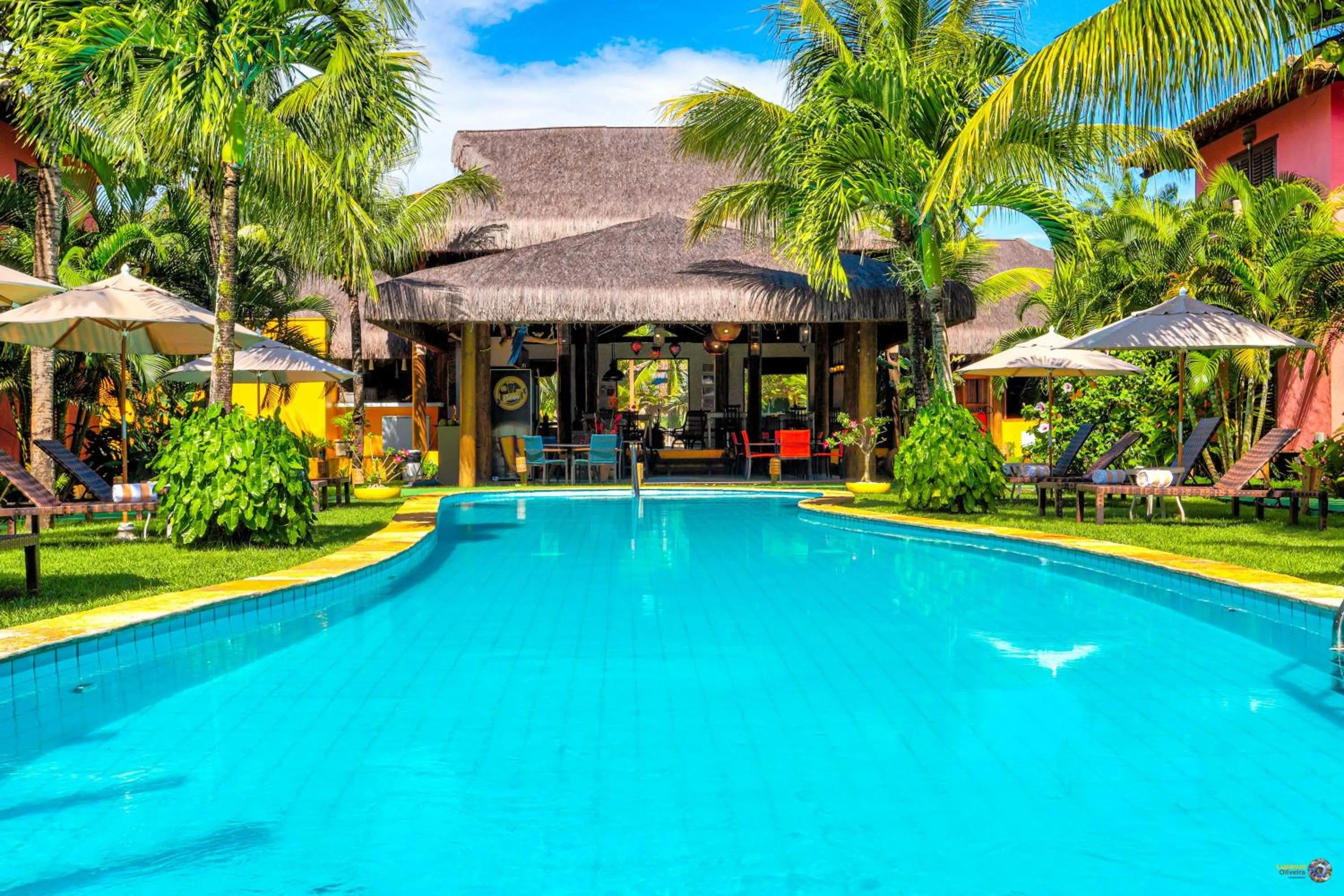 Swimming pool in Pousada Vira Canoa