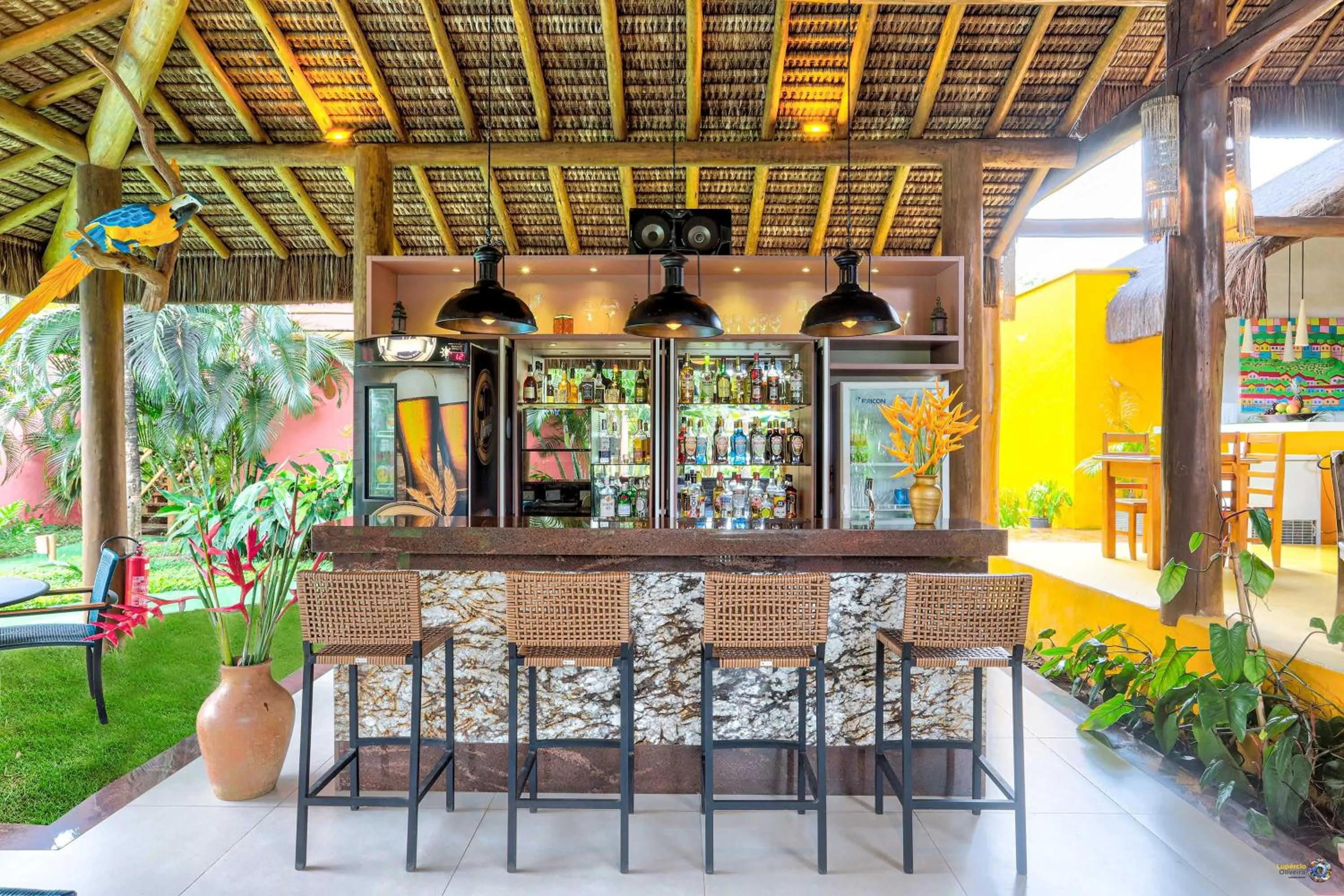 Lounge or bar in Pousada Vira Canoa