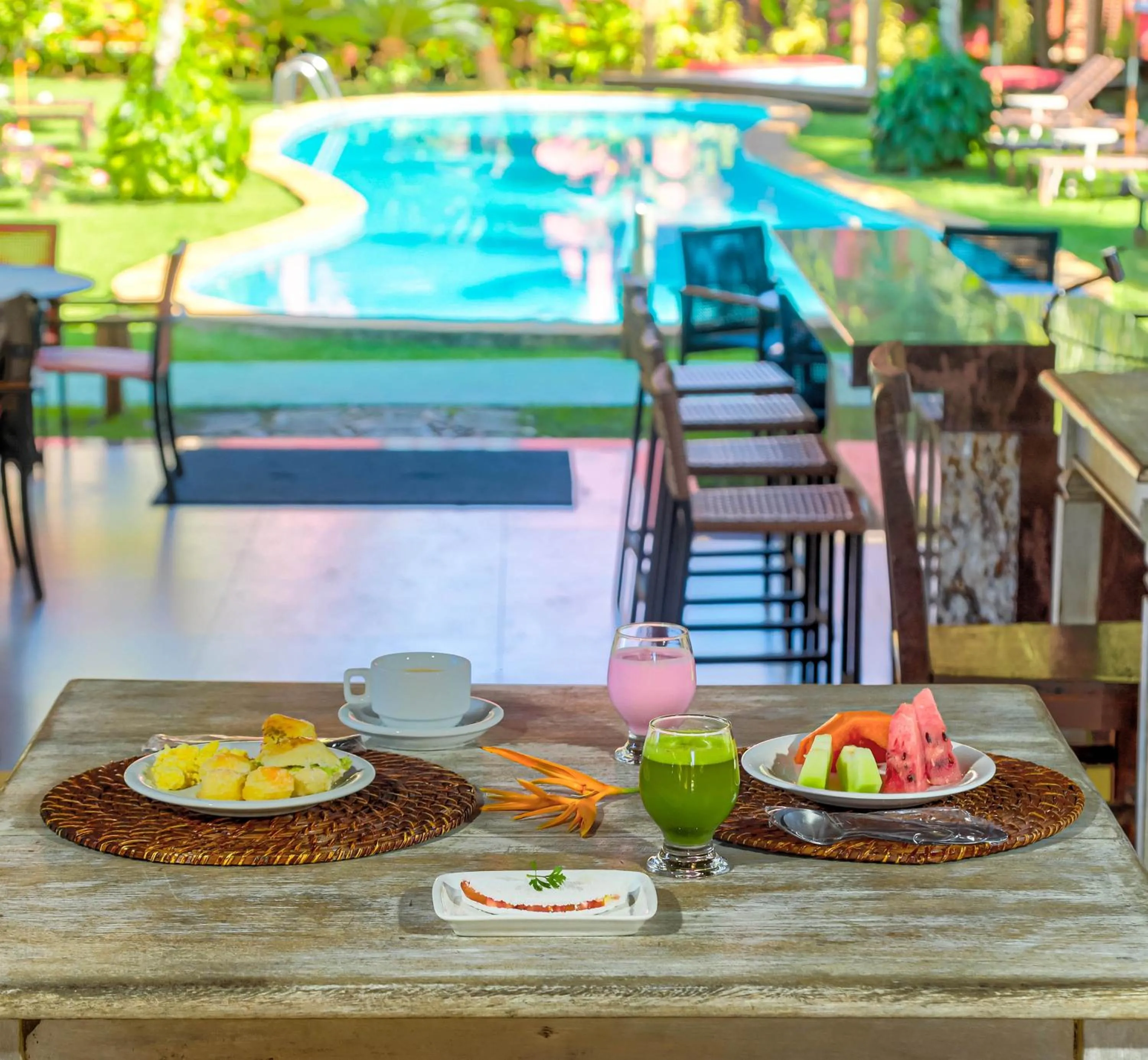 Breakfast in Pousada Vira Canoa