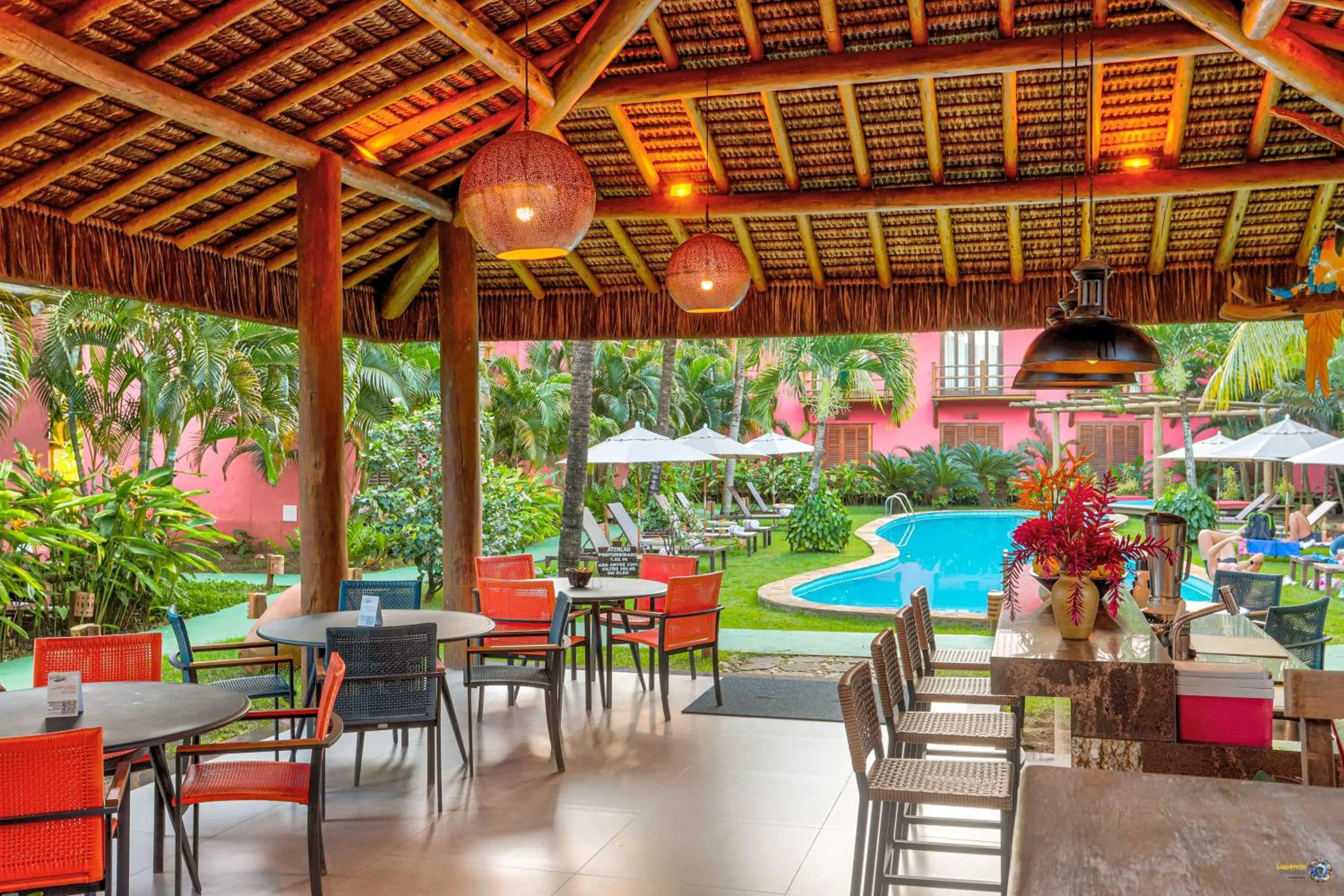 Lounge or bar in Pousada Vira Canoa