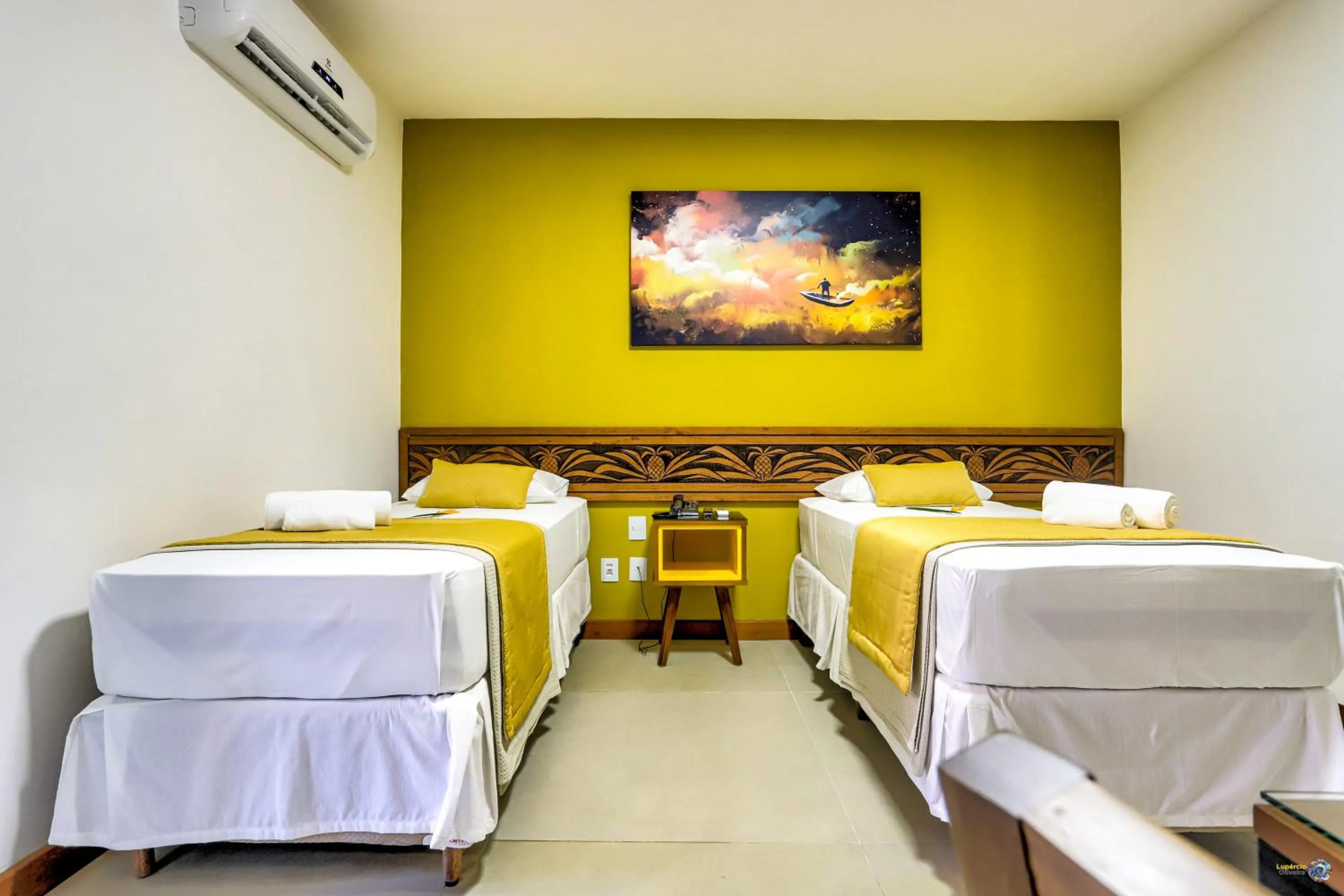 Bed in Pousada Vira Canoa