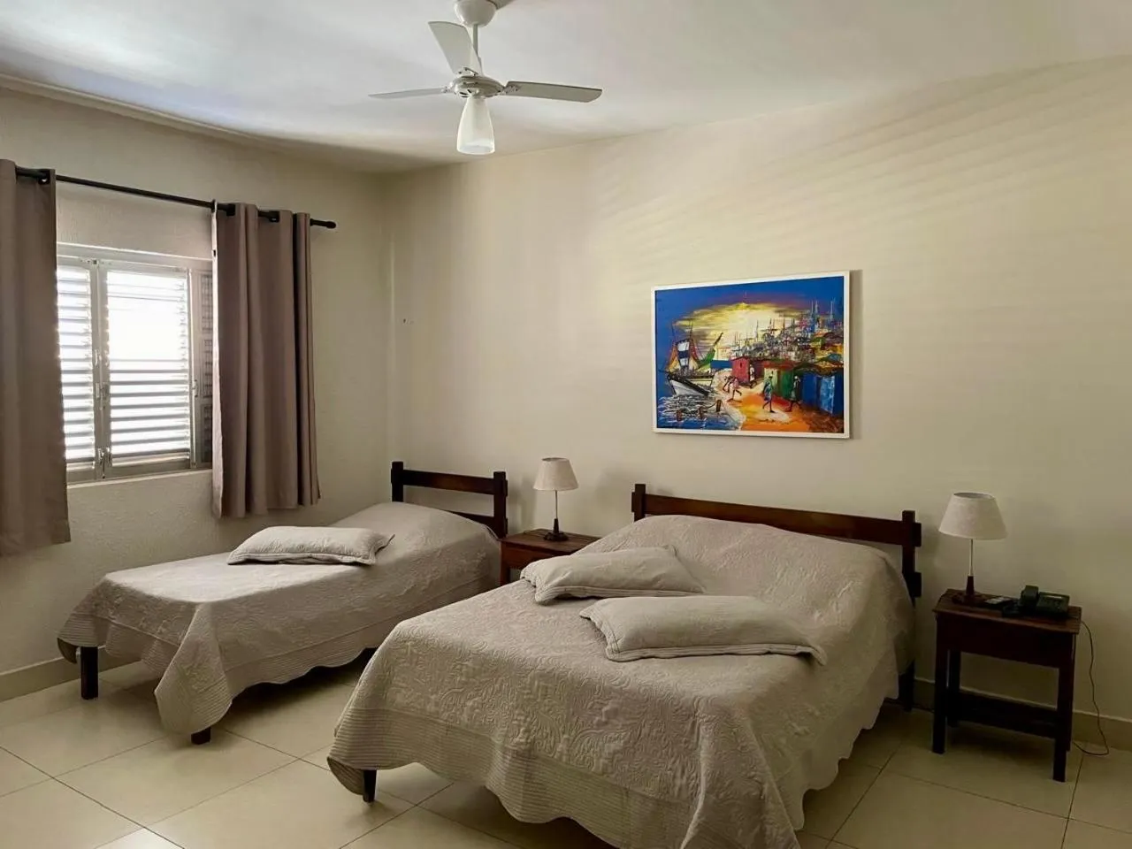 Bed in Hotel Carajás