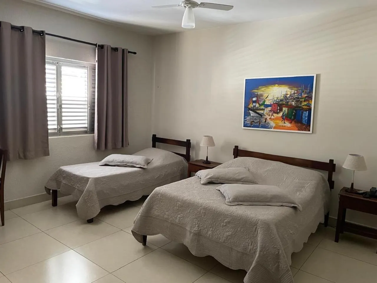 Bed in Hotel Carajás