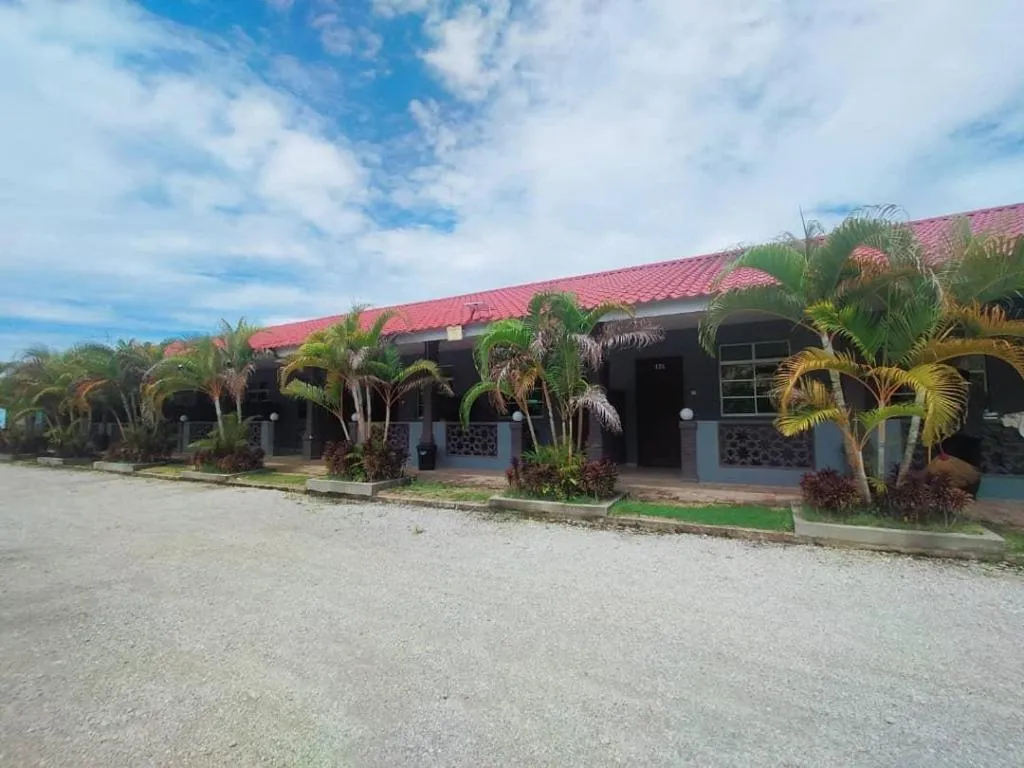 Patio in Penarak Bamboo Beach Motel