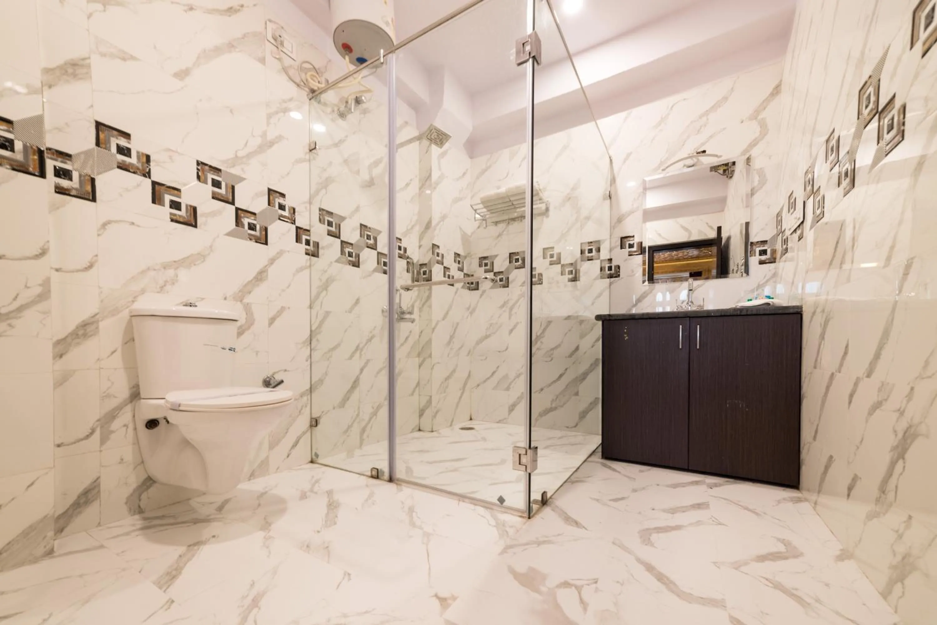 Shower in Hotel Sky Plaza - Best ever view of Jaisalmer Fort