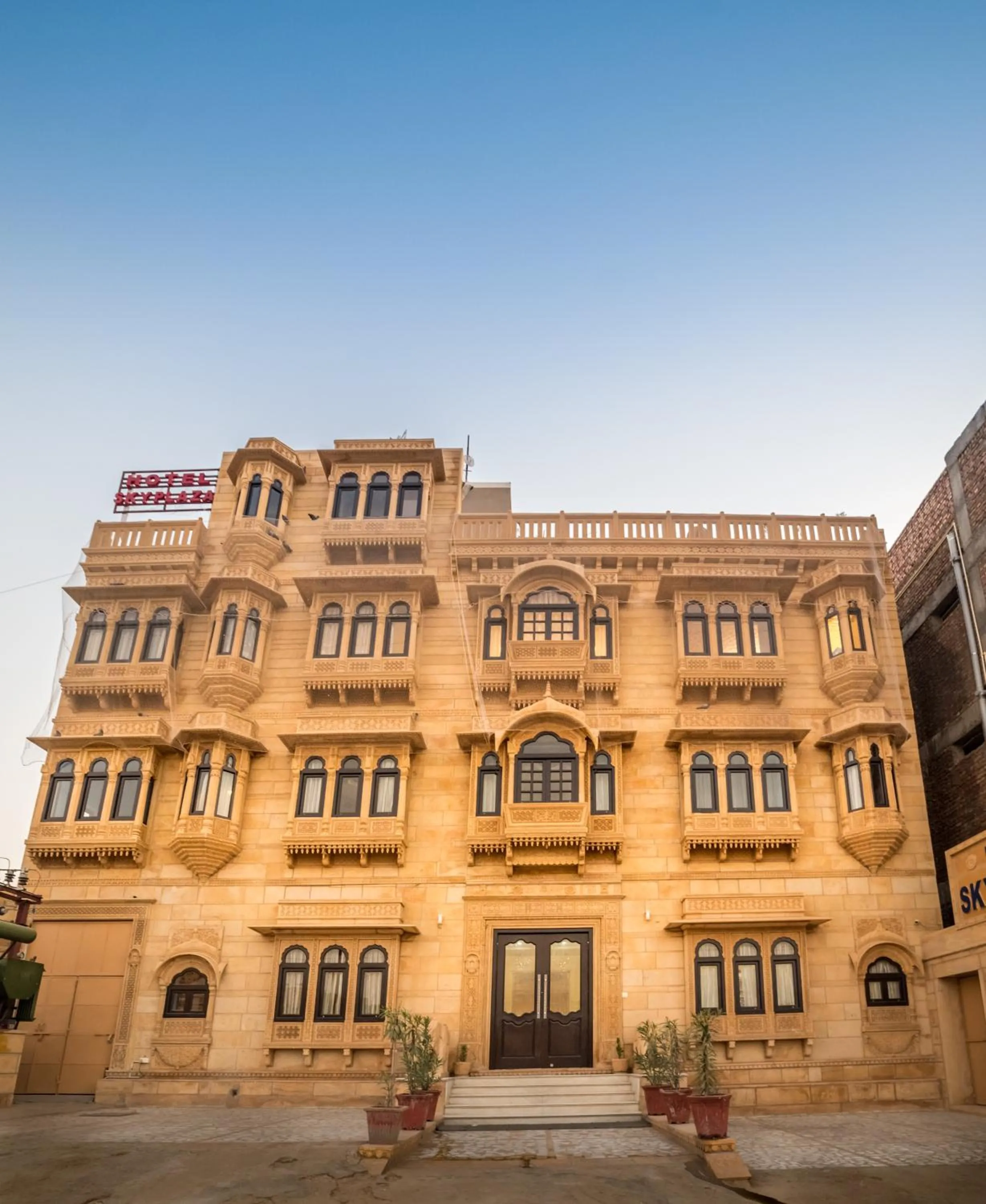 Property building in Hotel Sky Plaza - Best ever view of Jaisalmer Fort