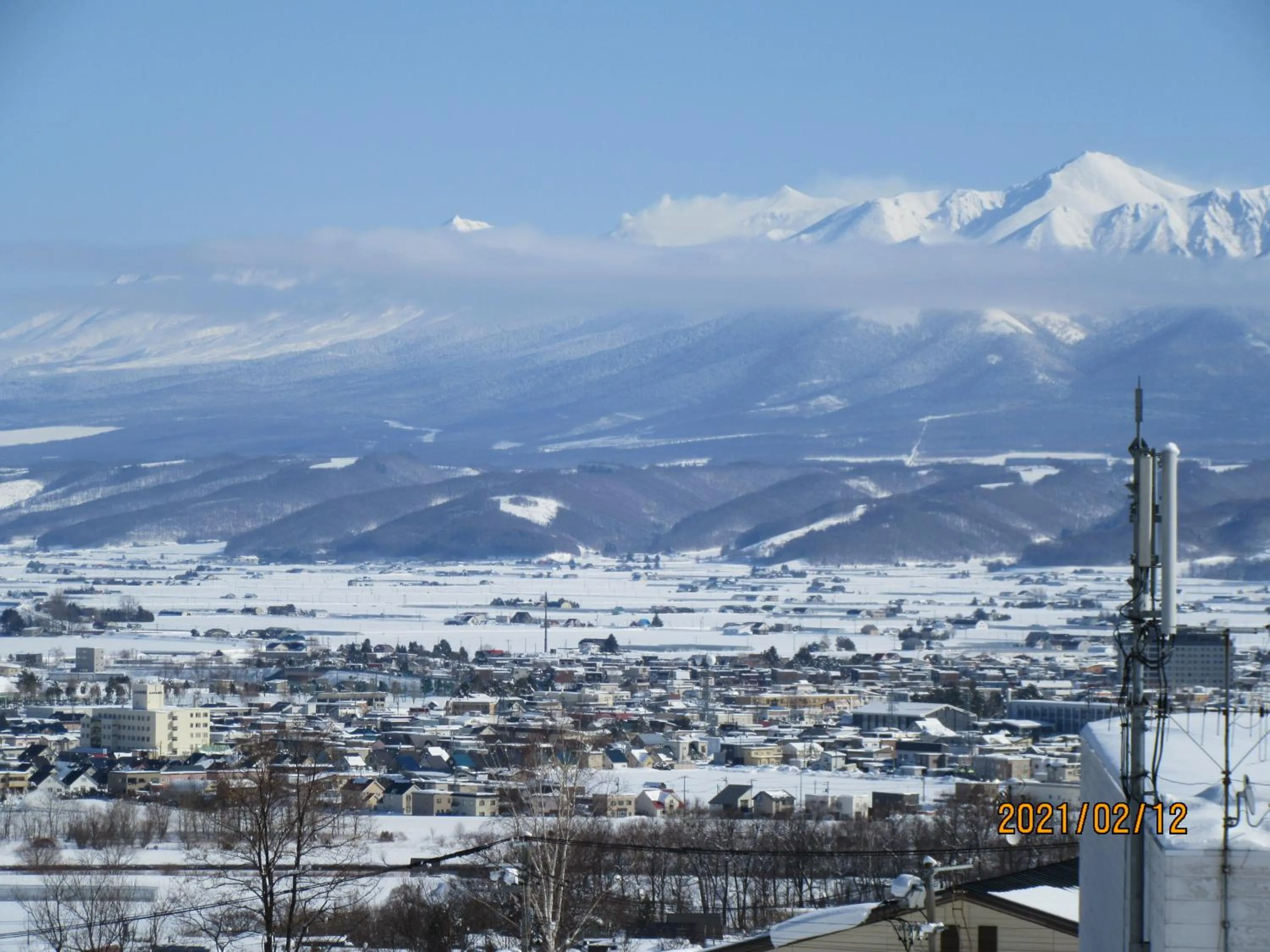 Mountain view in Minshuku Mutsukari