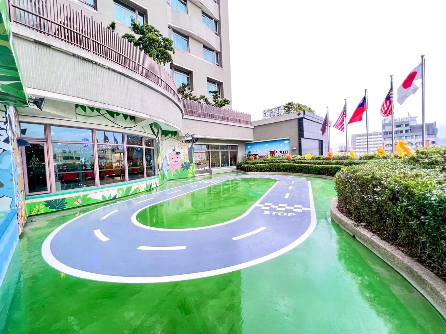 Children play ground in Taichung Harbor Hotel
