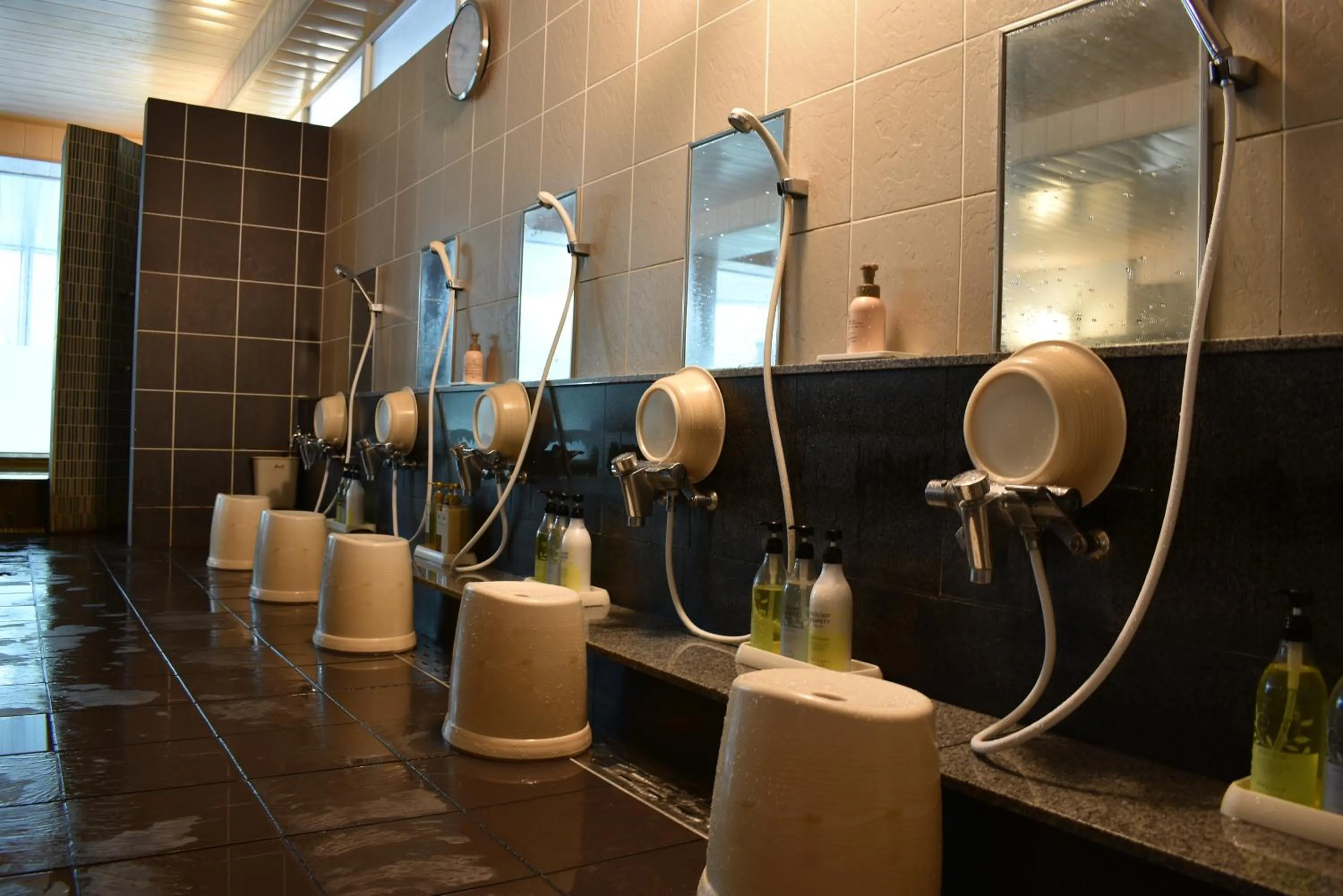 Hot Spring Bath in Biei Shirogane Onsen Hotel Park Hills