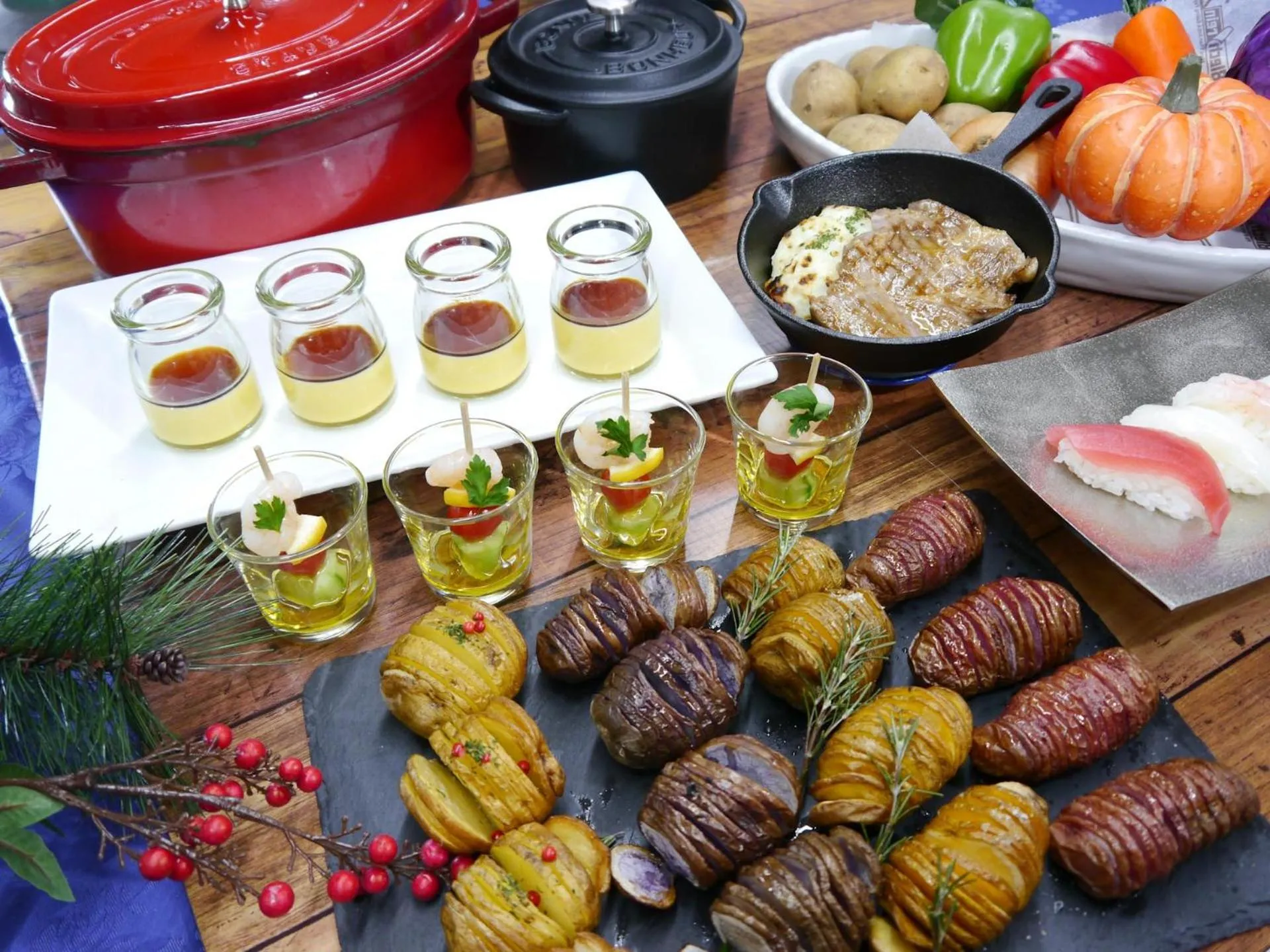 Restaurant/places to eat in Biei Shirogane Onsen Hotel Park Hills