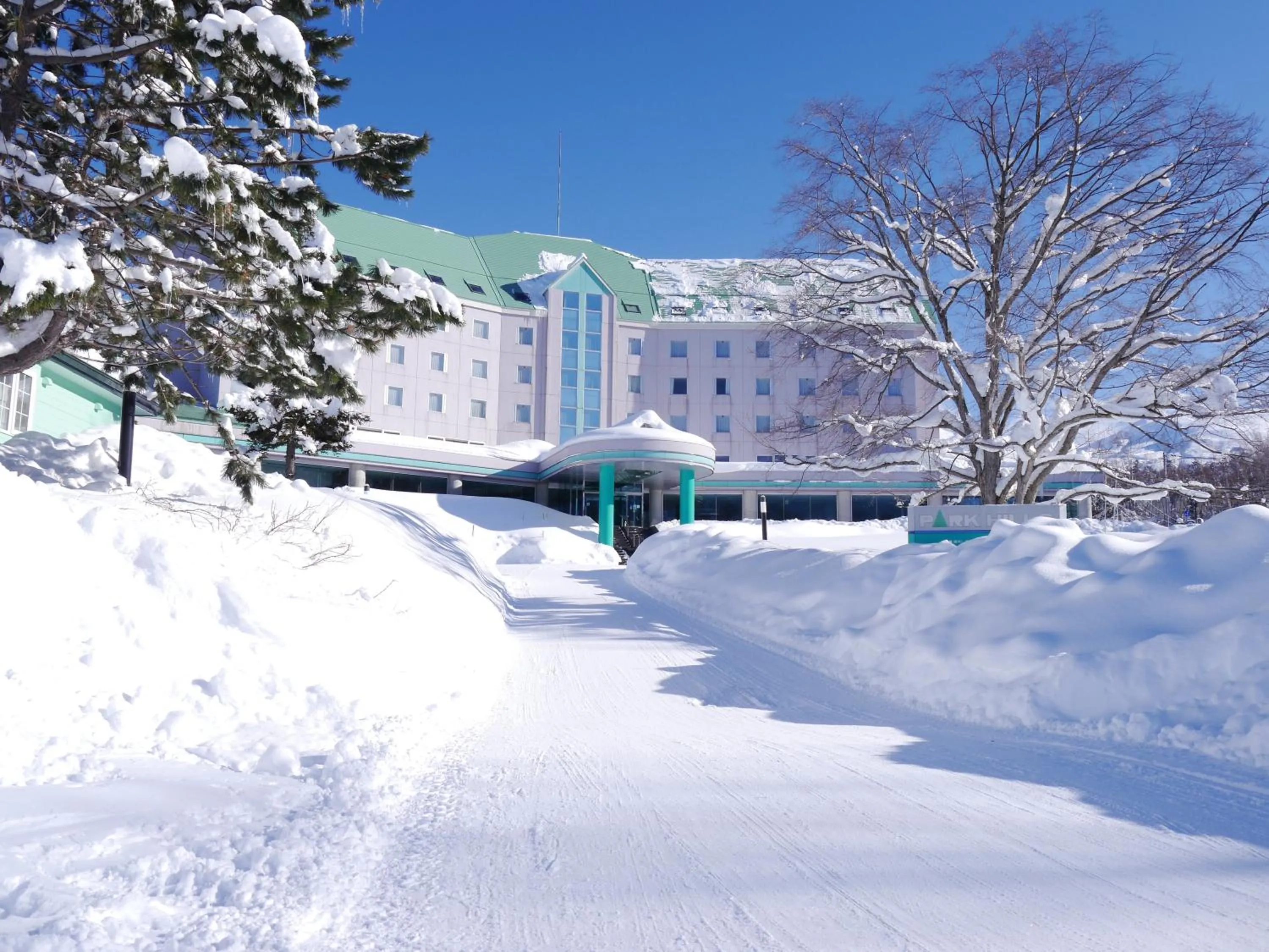 Property building in Biei Shirogane Onsen Hotel Park Hills