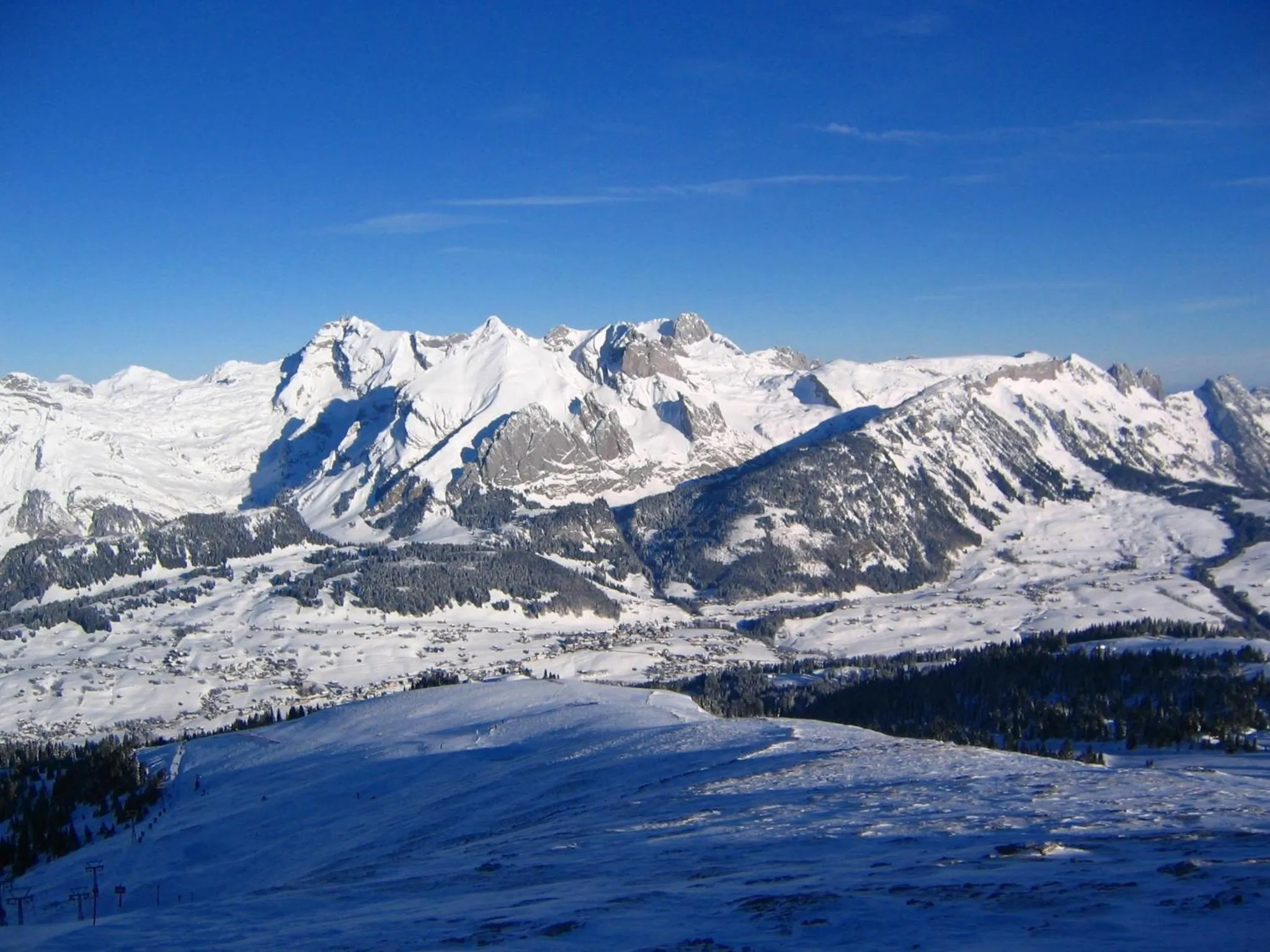 Bird's eye view in Zimmer & z'Morgä Schönenboden