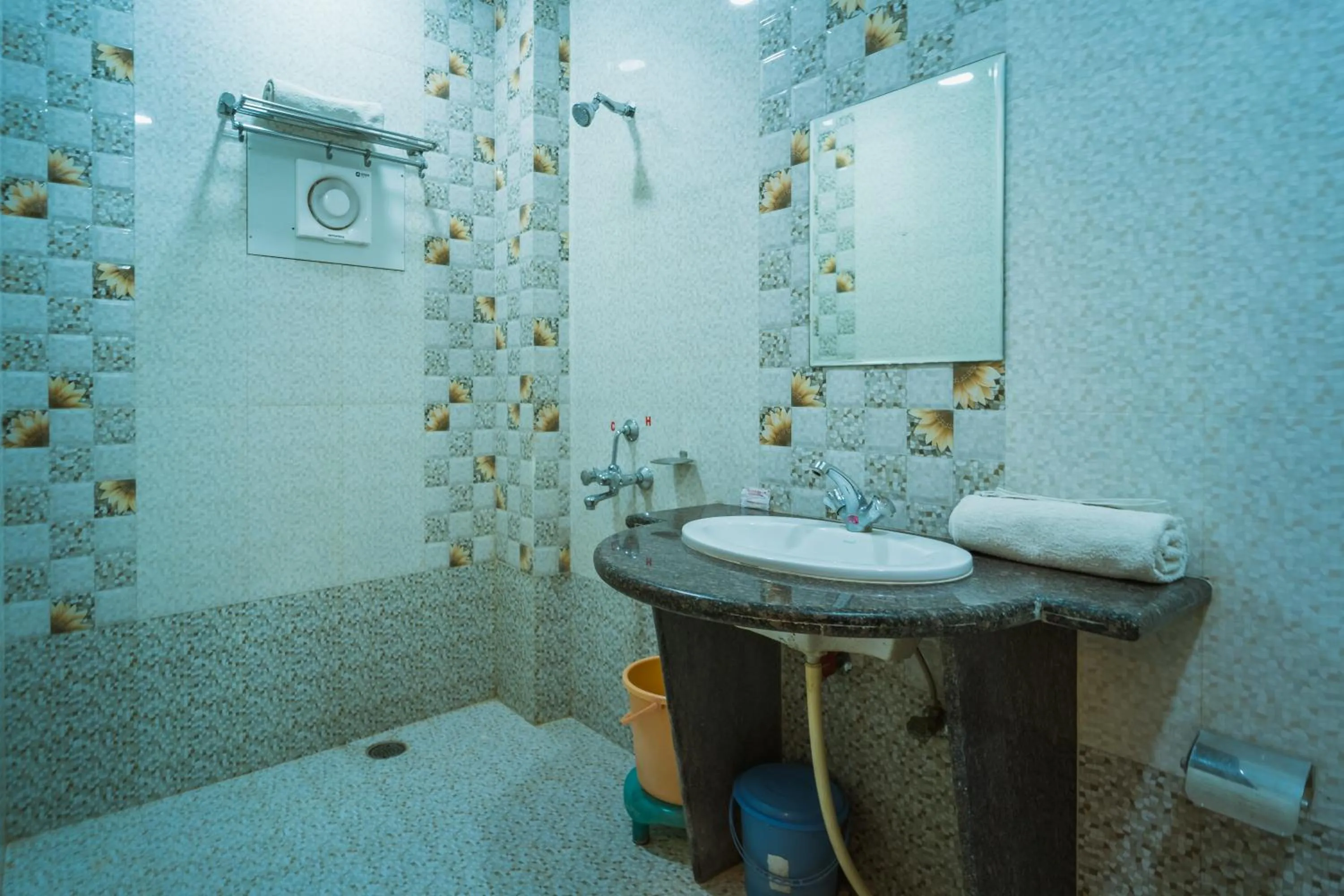 Shower in Hotel Akashdeep - Located City Centre
