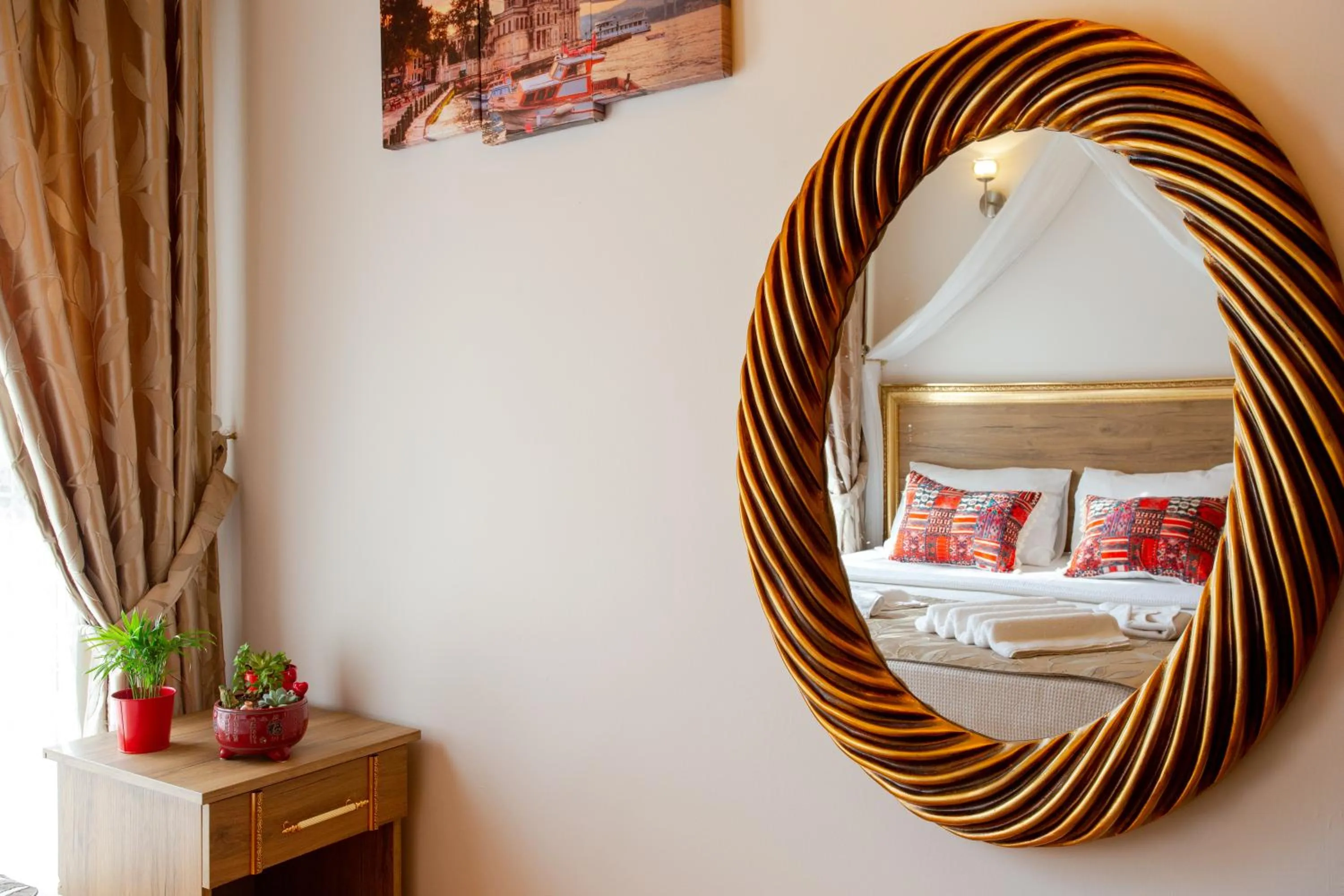 Bedroom, Bed in April Hotel