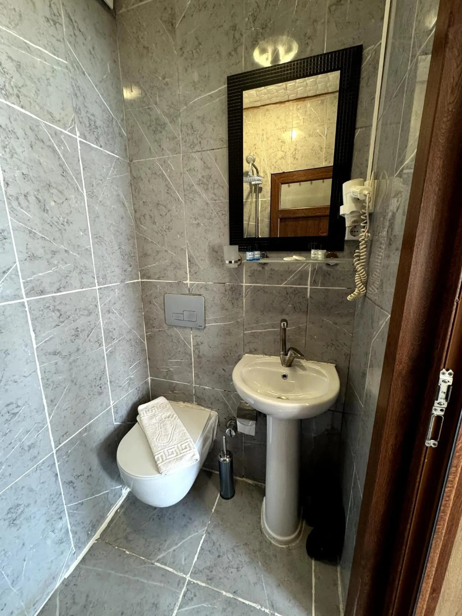 Shower in April Hotel