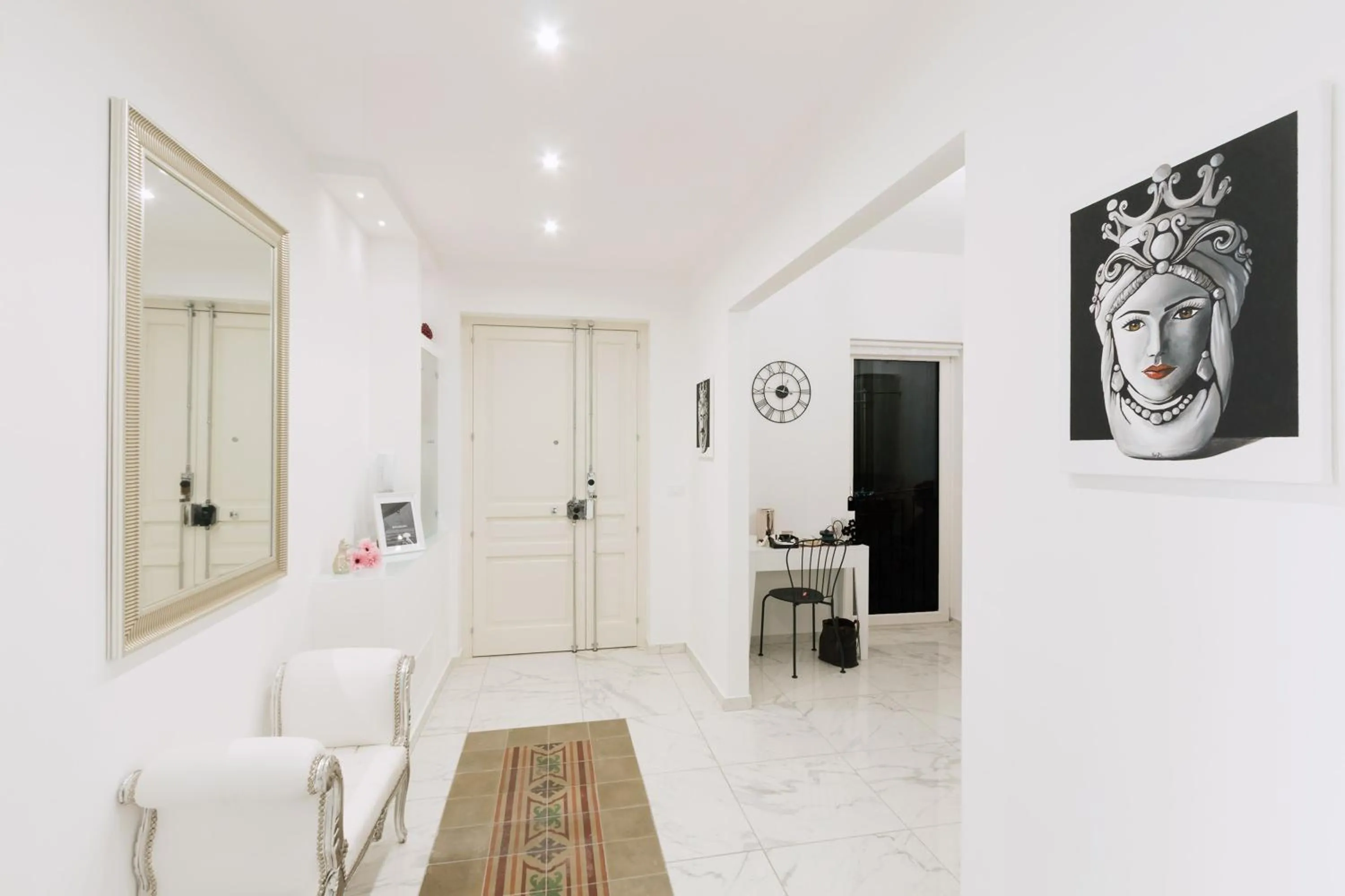 Living room in Calafatari B&B