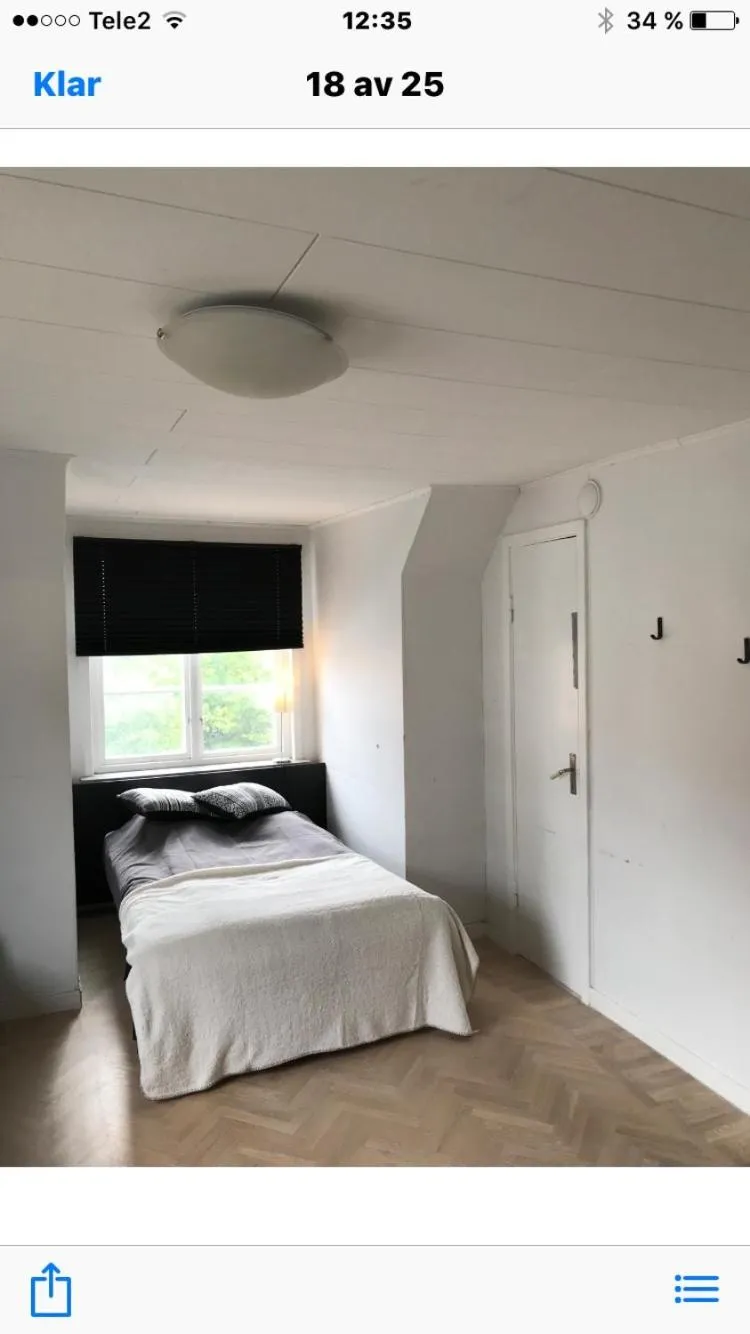 Bed in Mullbärsgårdens Bed and Breakfast