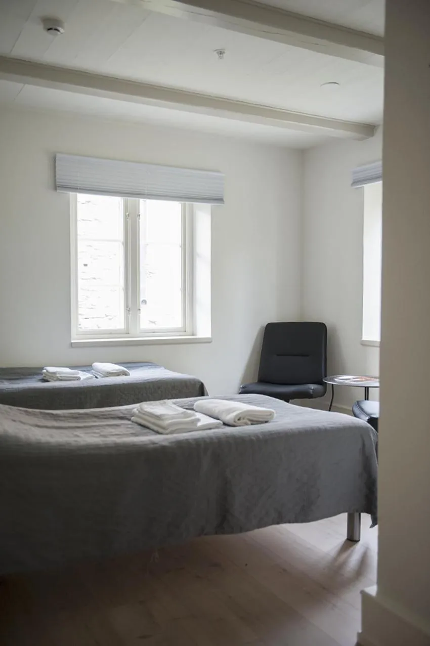 Bed in Mullbärsgårdens Bed and Breakfast