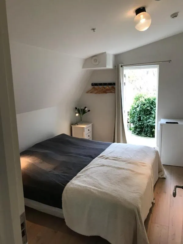 Bed in Mullbärsgårdens Bed and Breakfast