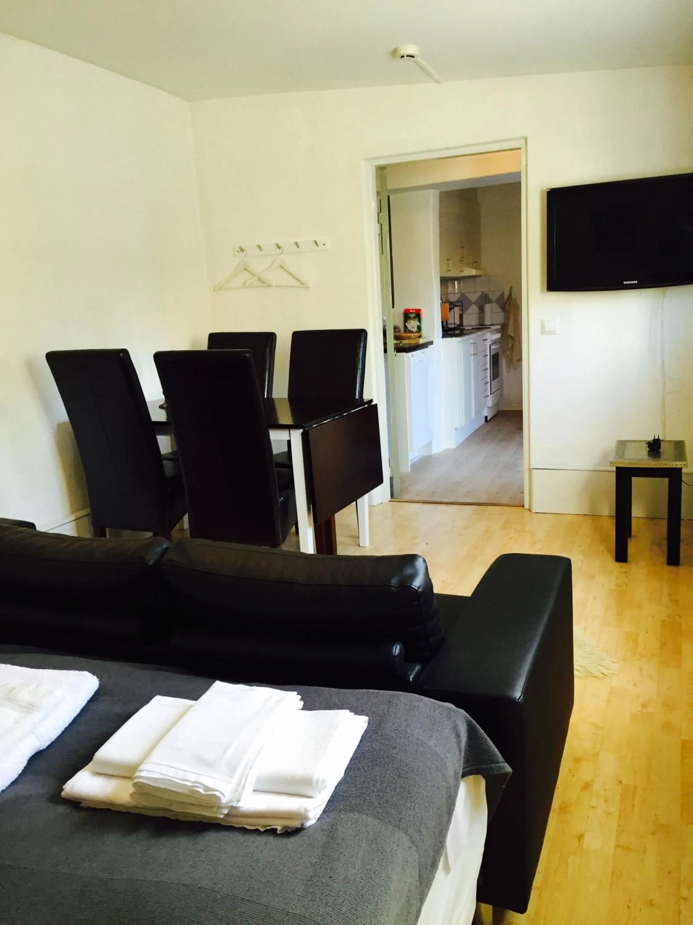 Bed in Mullbärsgårdens Bed and Breakfast