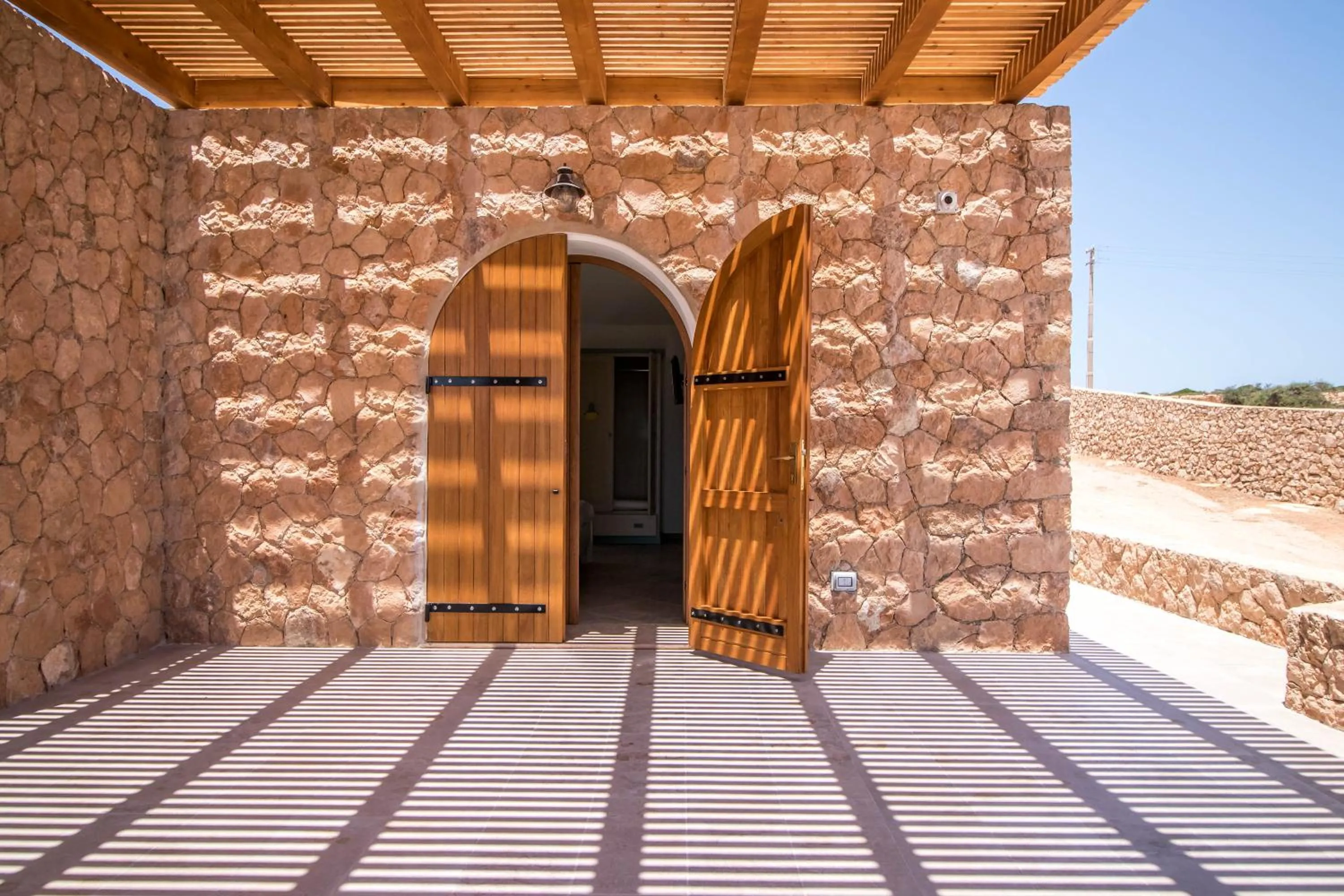 Facade/entrance in Casa Zita Lampedusa