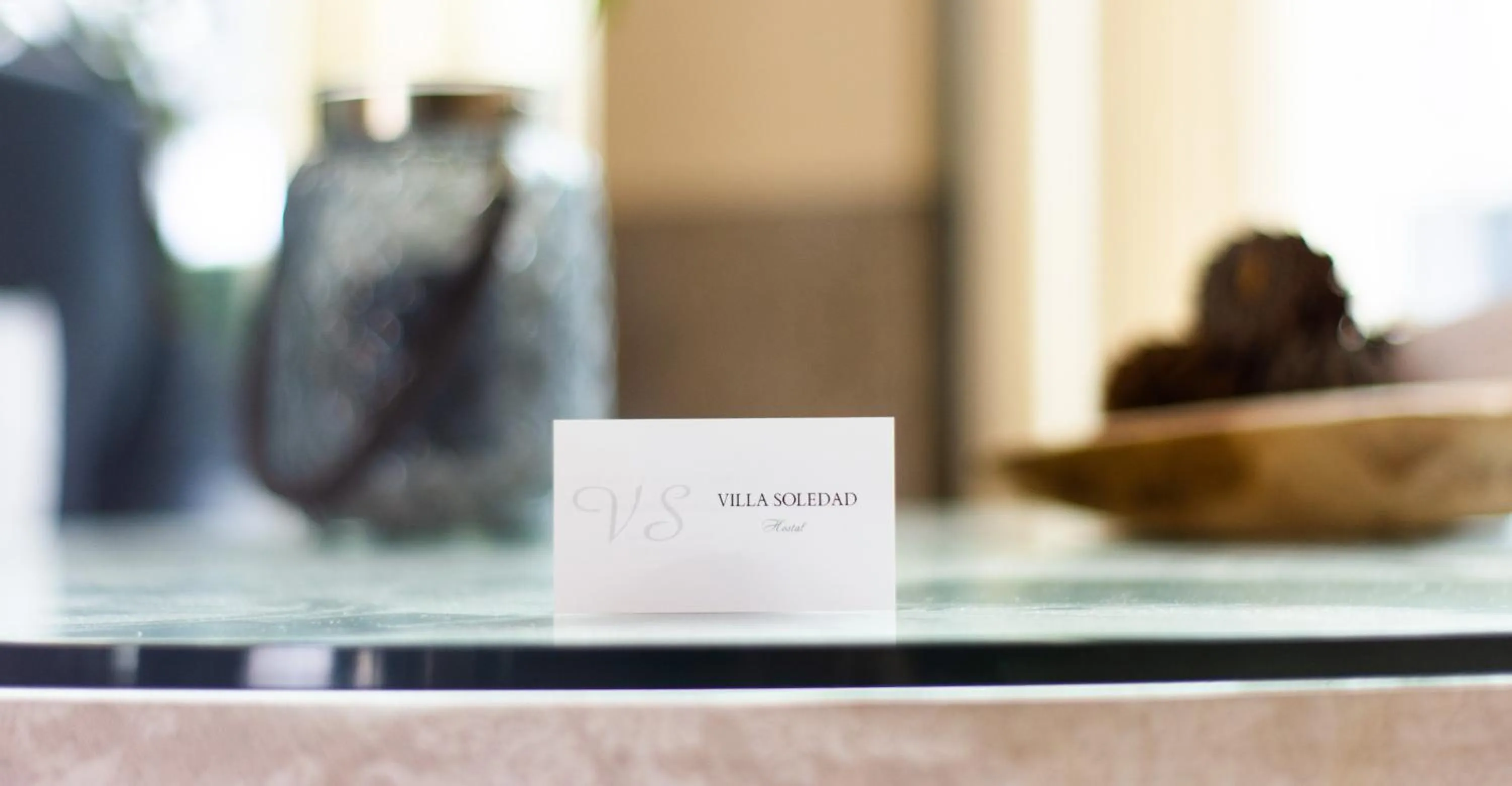 Logo/Certificate/Sign in Villa Soledad