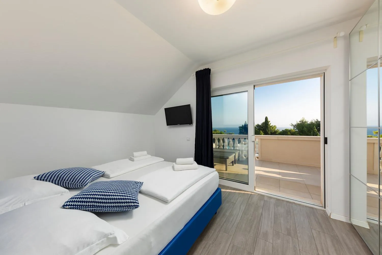 Bed in Villa Mediterranea