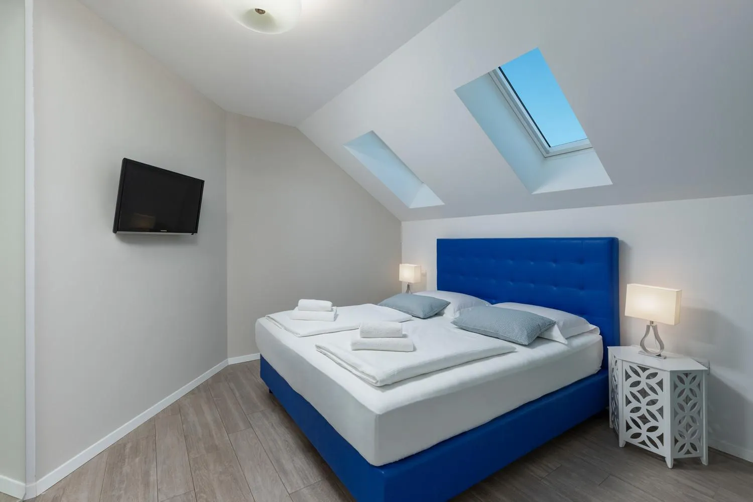 Bed in Villa Mediterranea