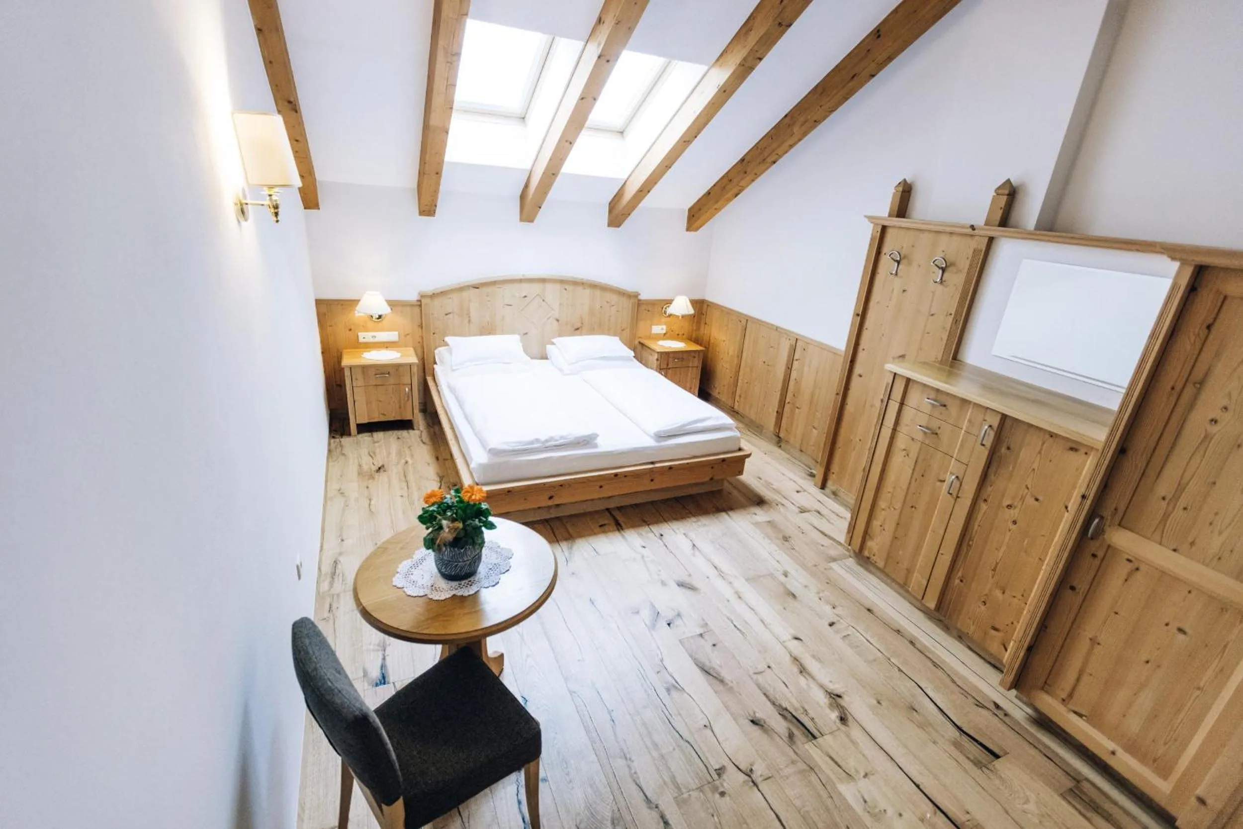 Bed in Hotel Tenz