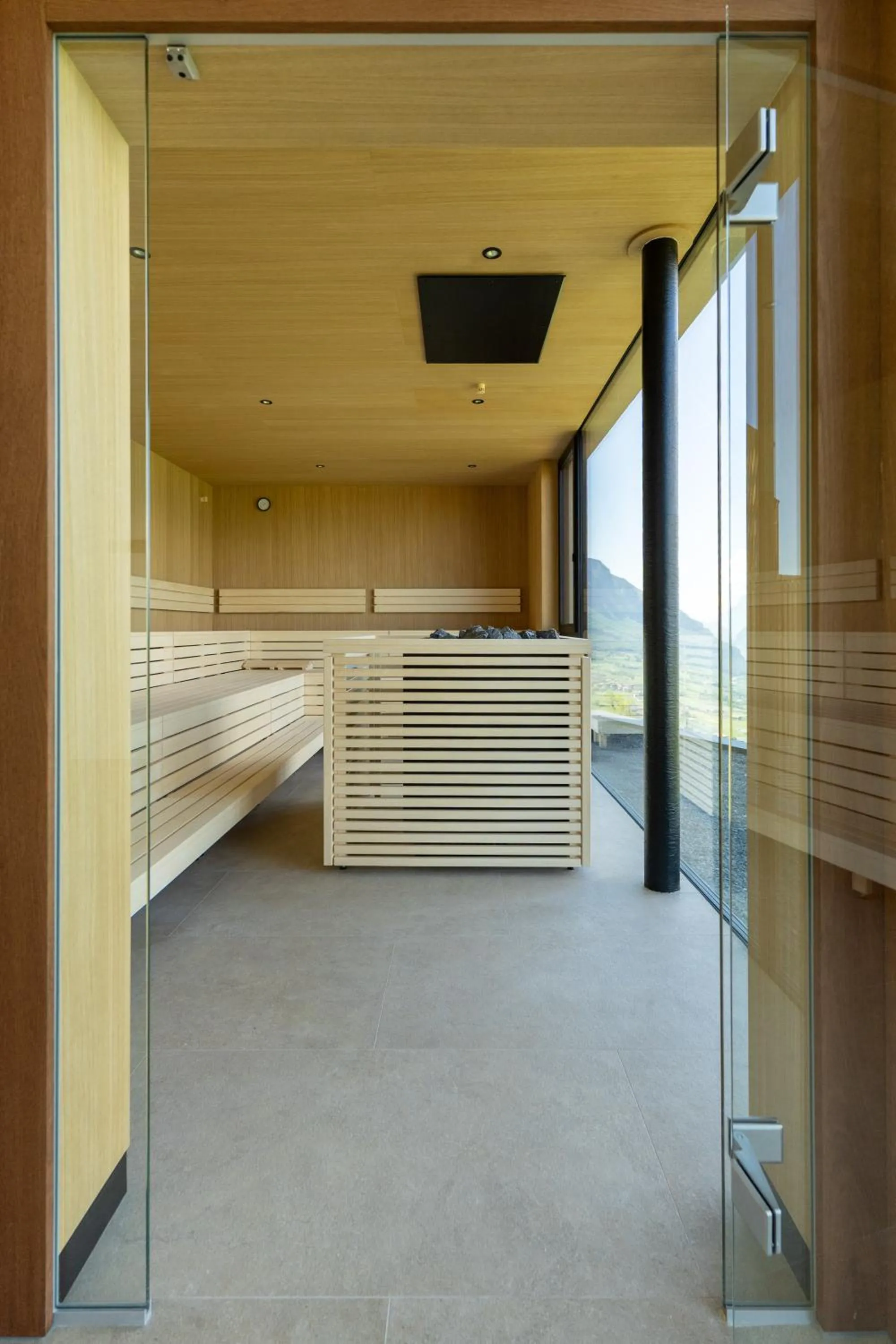 Sauna in Hotel Tenz