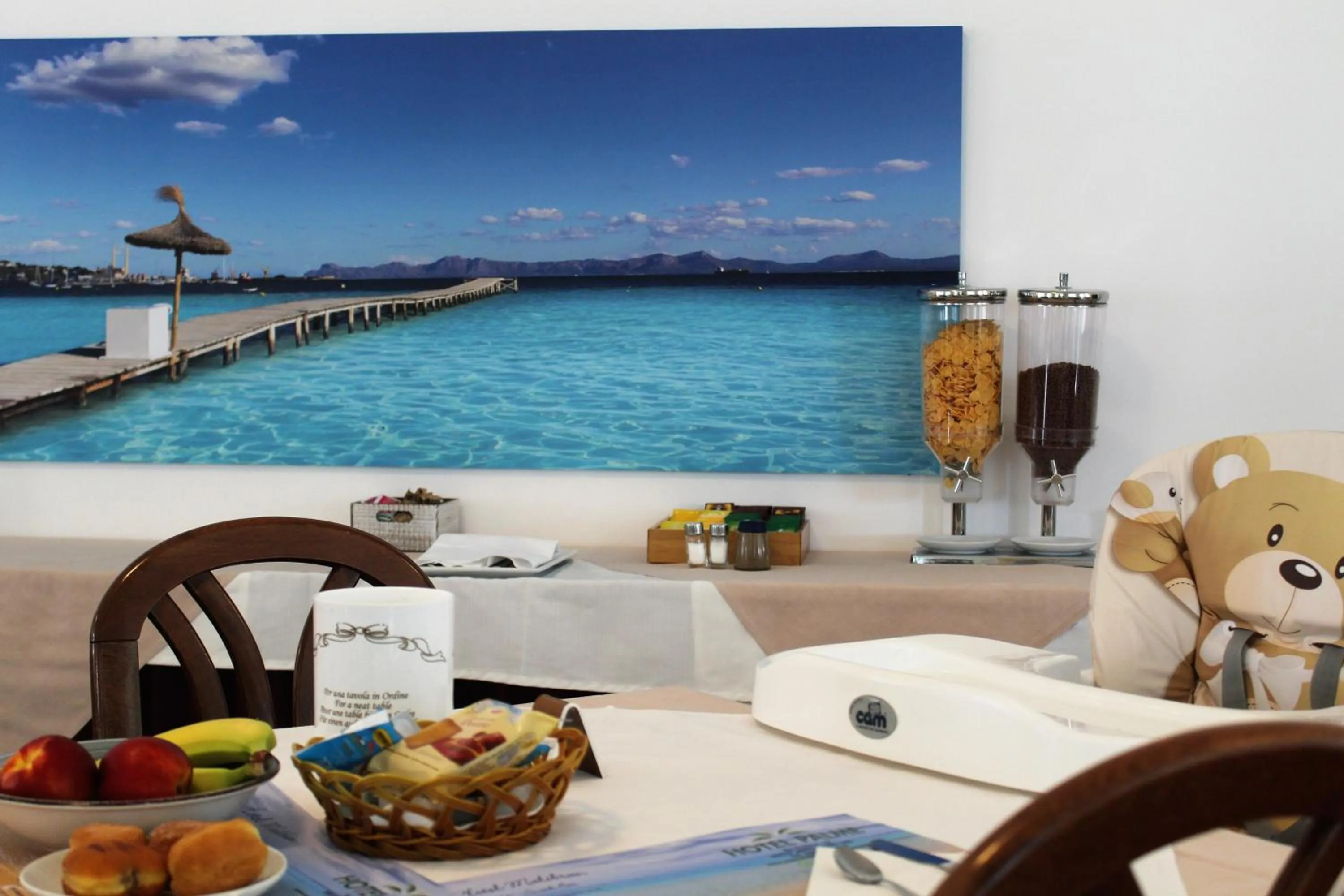 Food and drinks in Hotel Palme