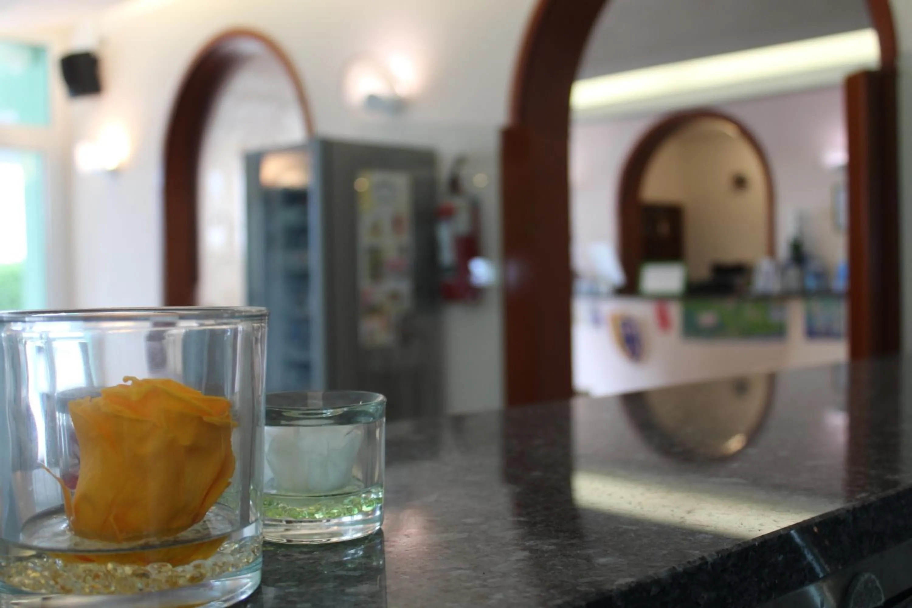 Lobby or reception in Hotel Palme