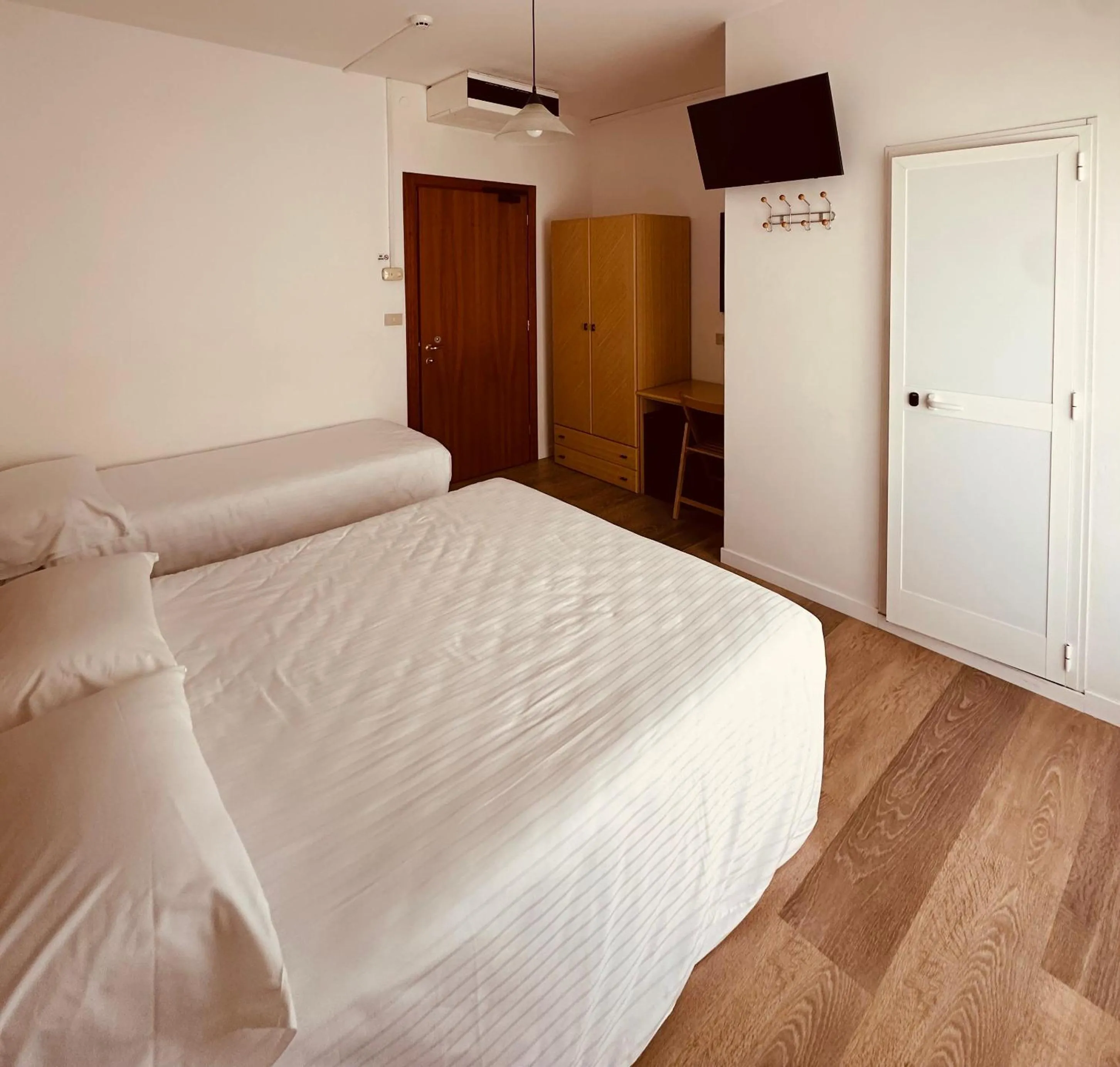 Bed in Hotel Palme