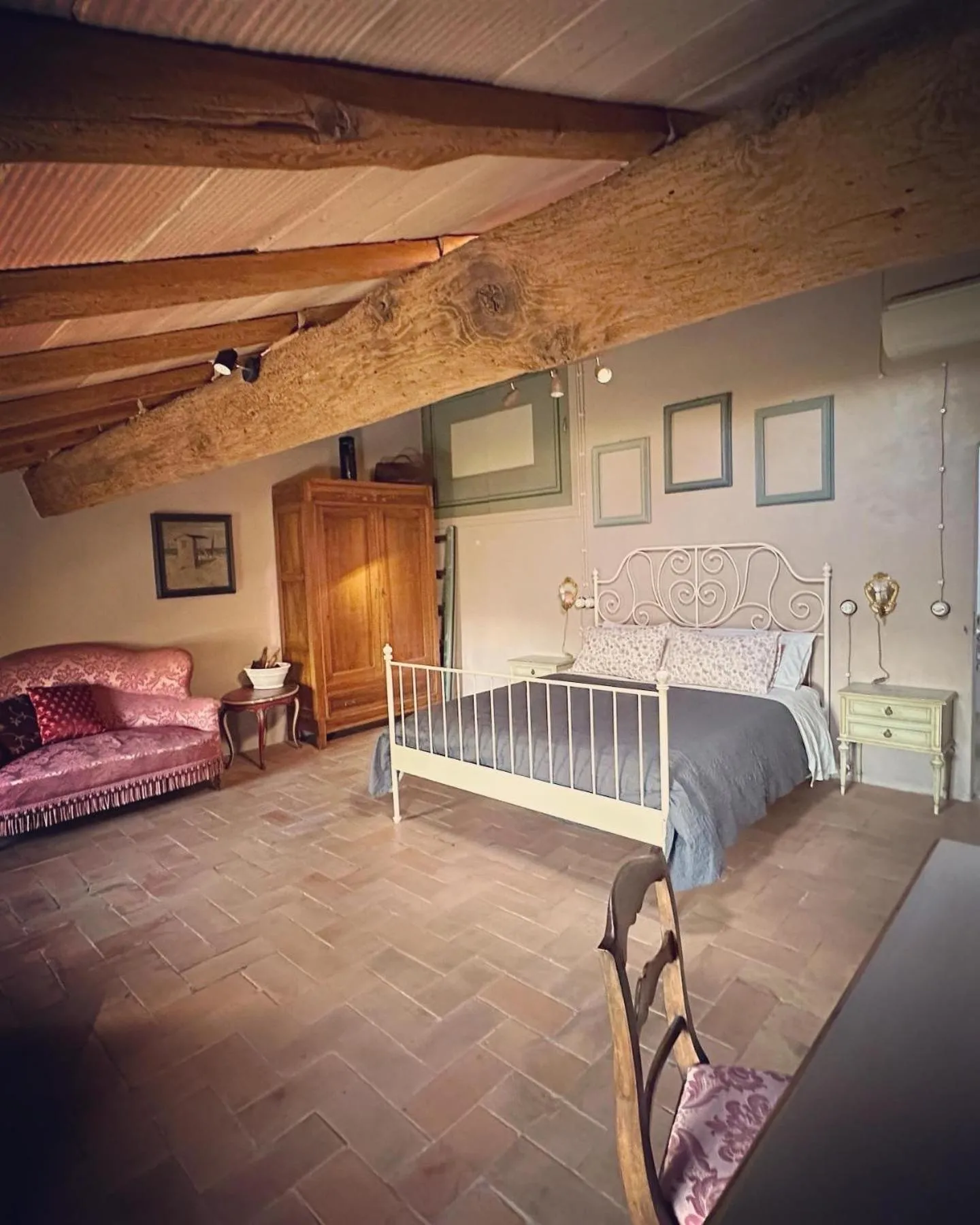 Bed in B&B Podere Merlo