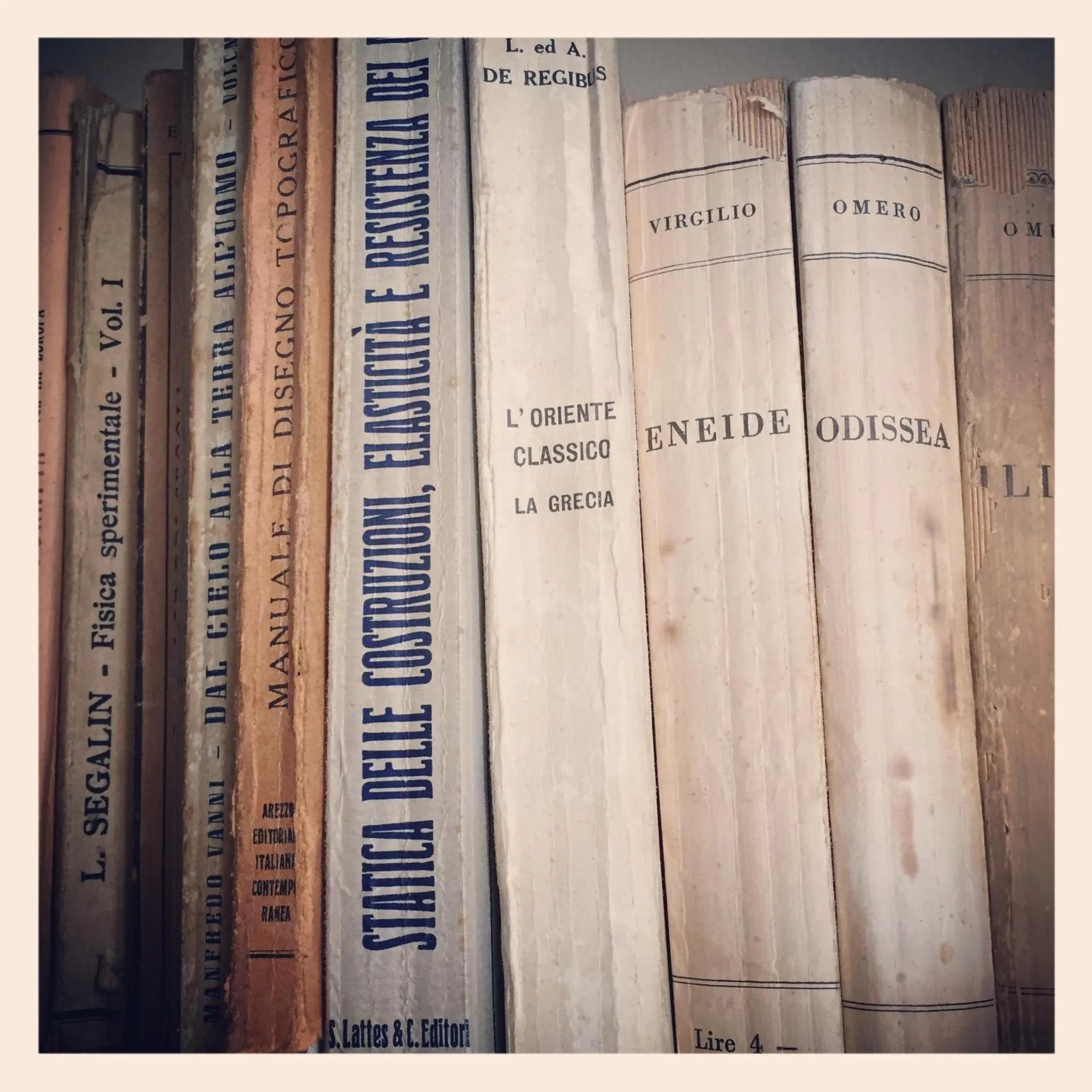 Library in B&B Podere Merlo