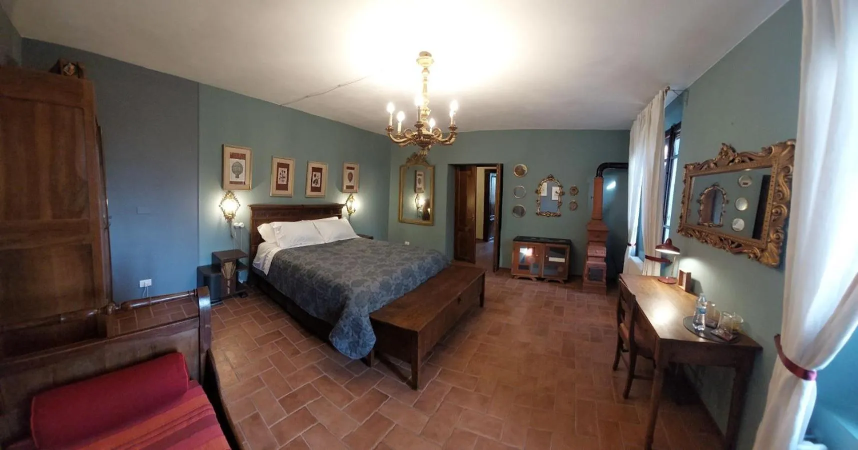 Property building, Bed in B&B Podere Merlo