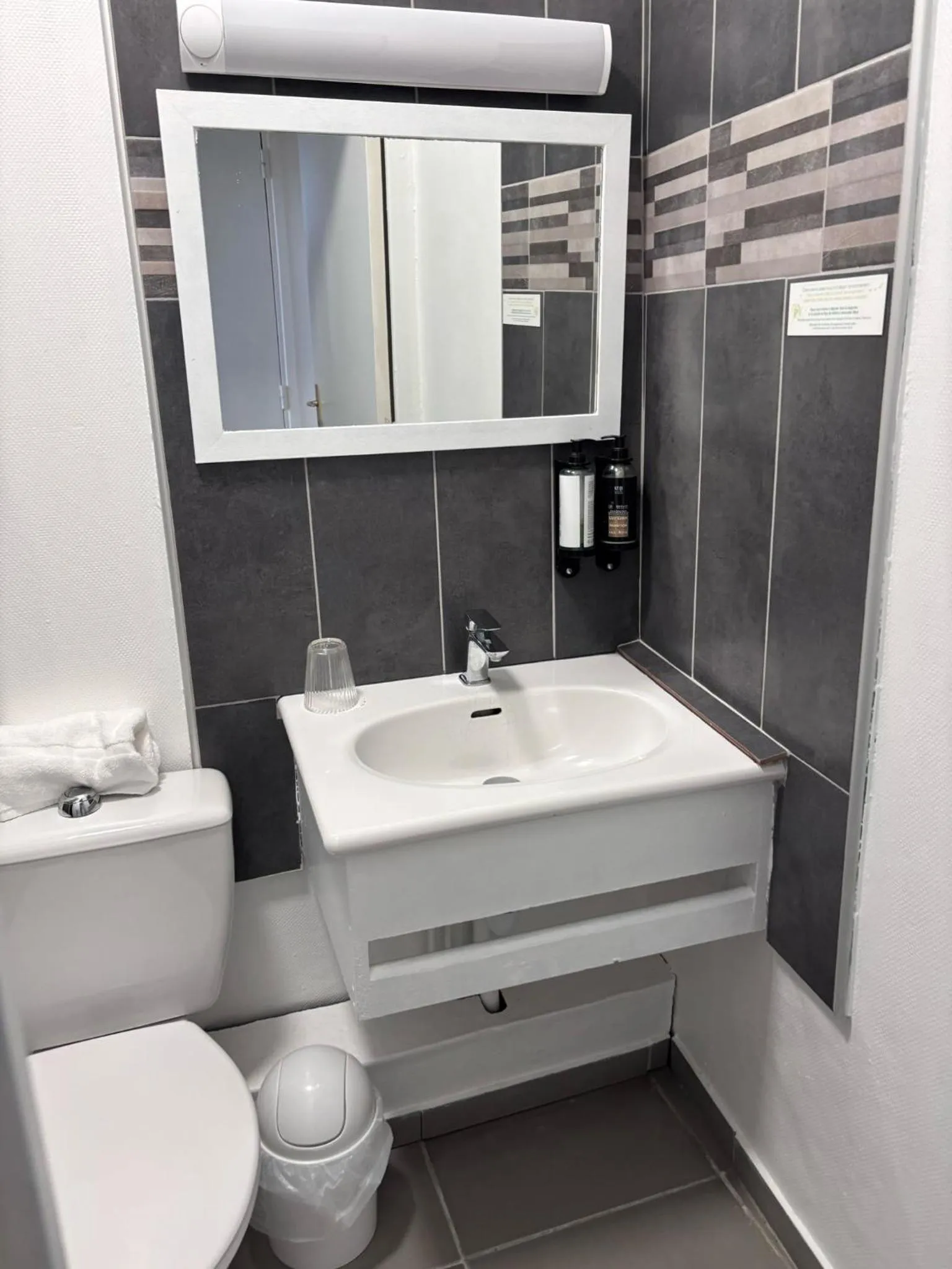 Toilet in Hôtel Le Lion D'or