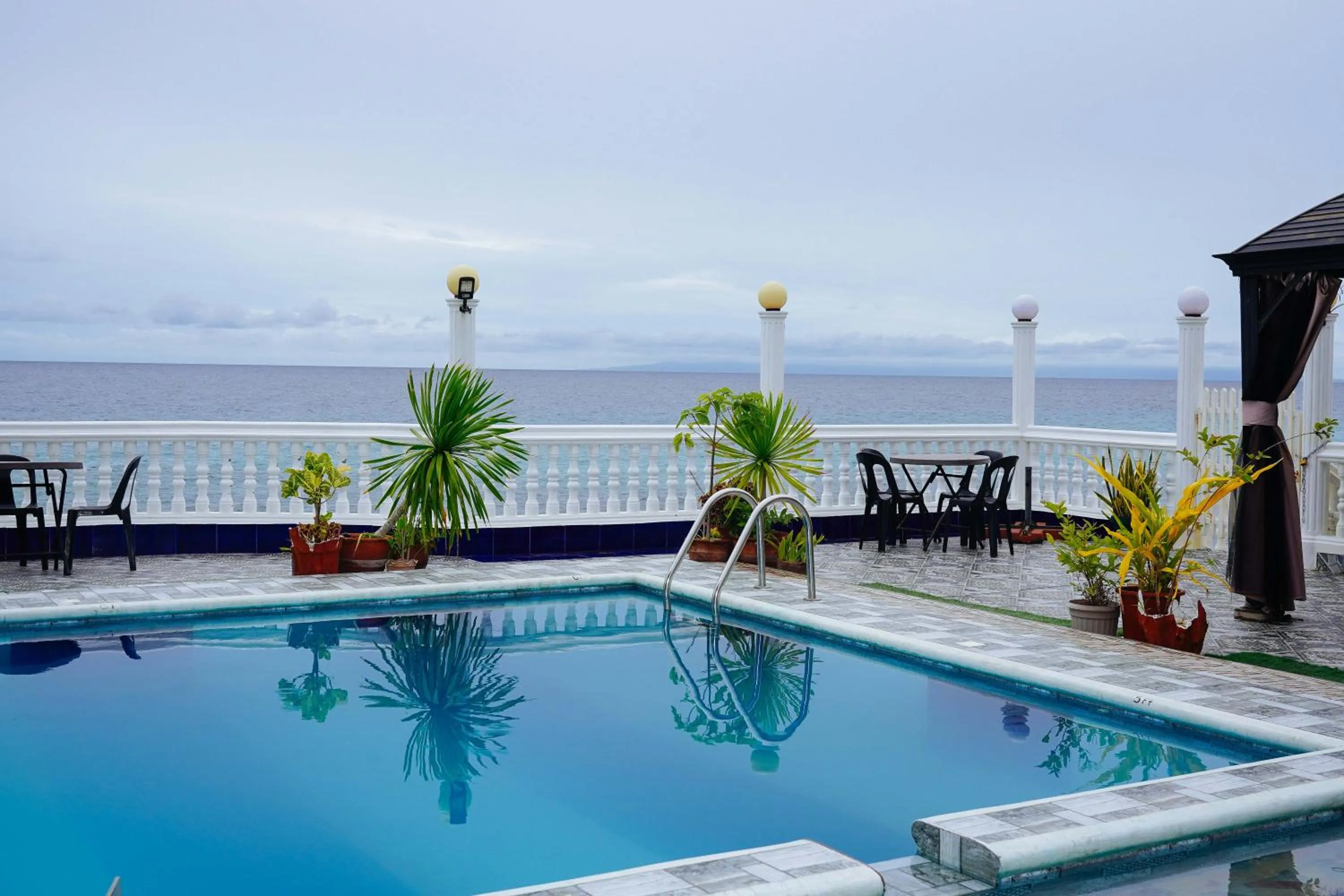 Pool view in RedDoorz Plus at Billy's Resort Oslob