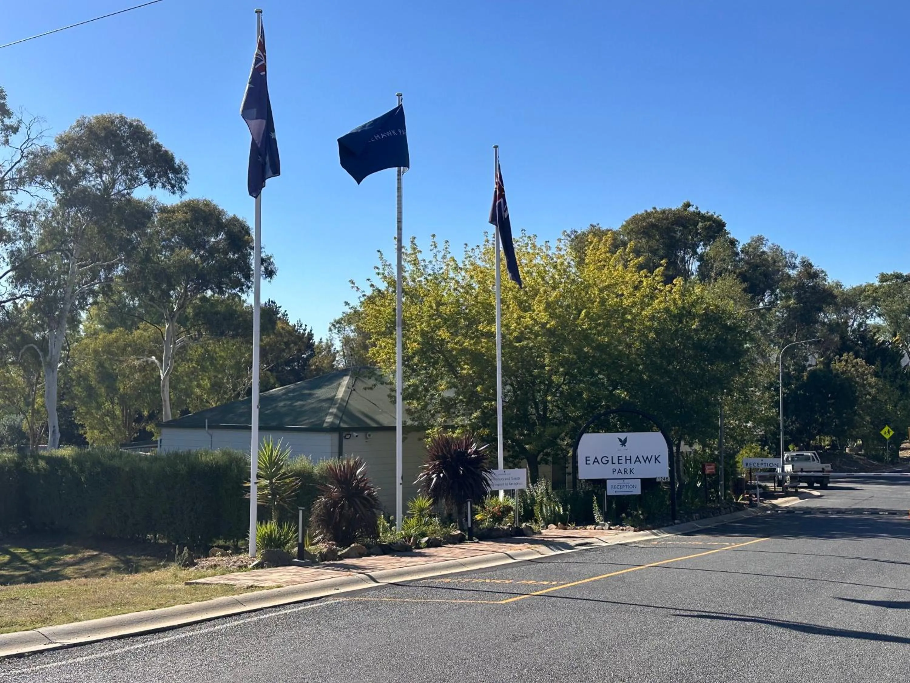 Street view in Eaglehawk Park Canberra