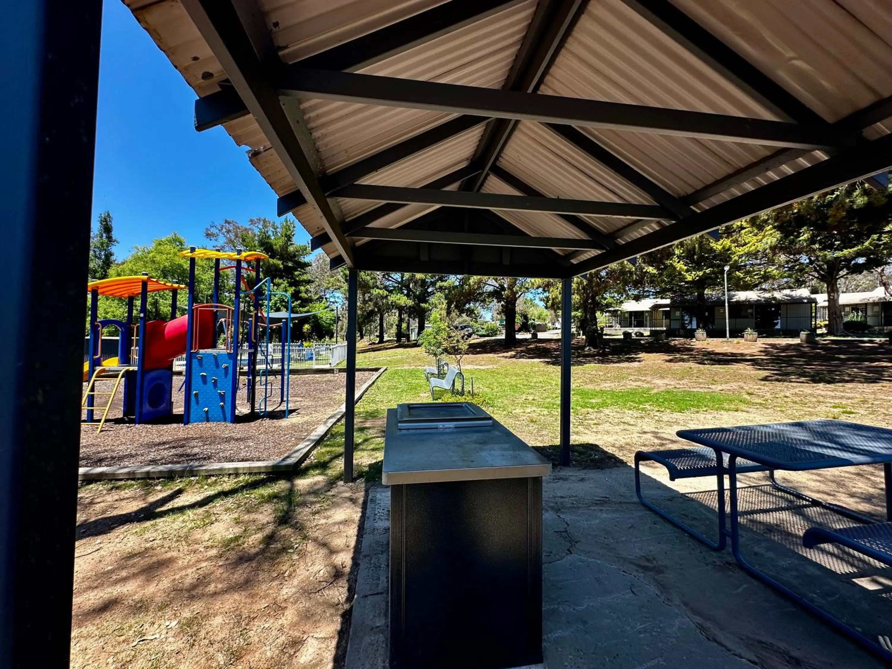 BBQ facilities in Eaglehawk Park Canberra