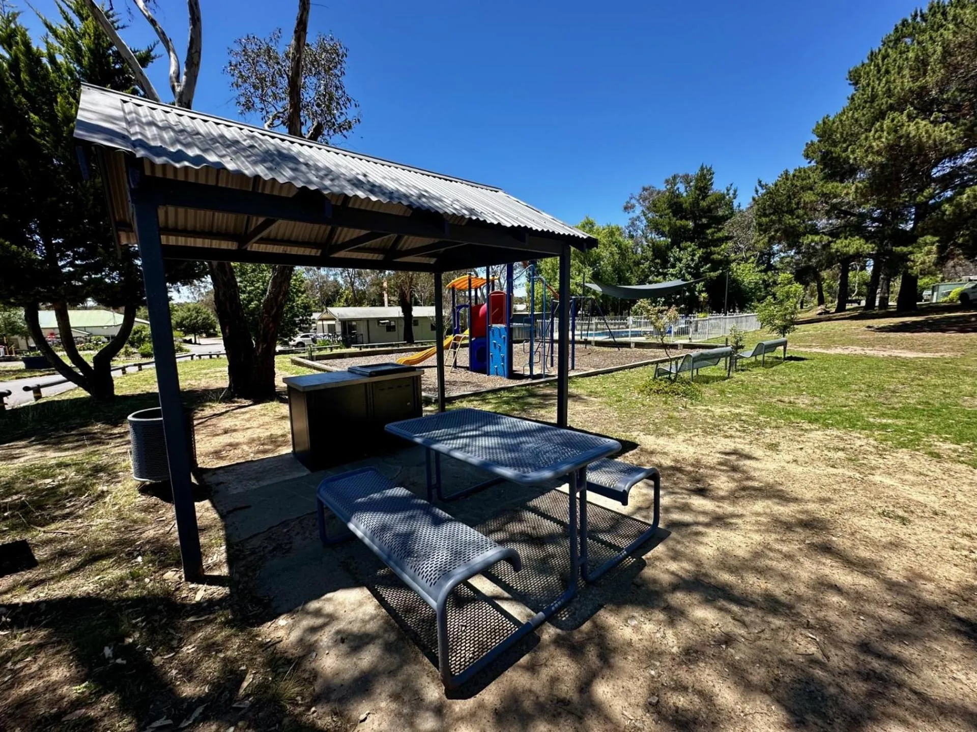 BBQ facilities in Eaglehawk Park Canberra