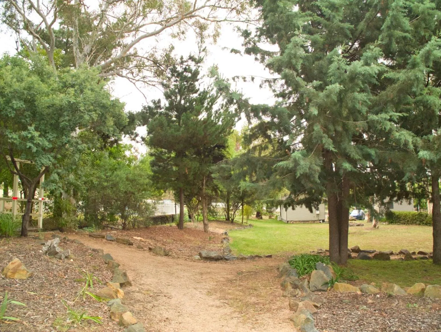Natural landscape in Eaglehawk Park Canberra
