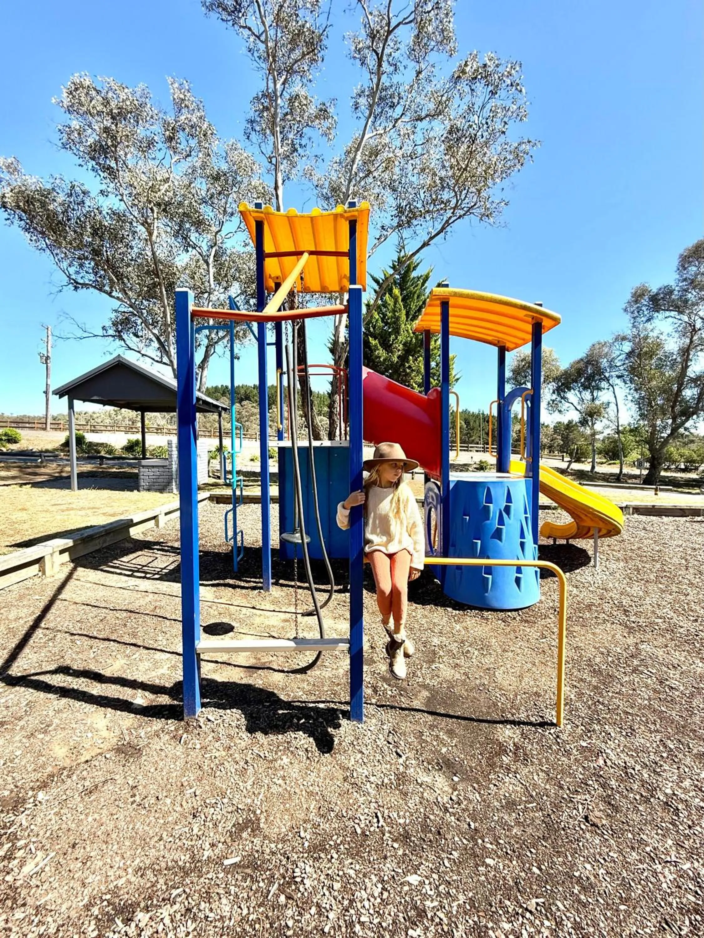 Children play ground in Eaglehawk Park Canberra