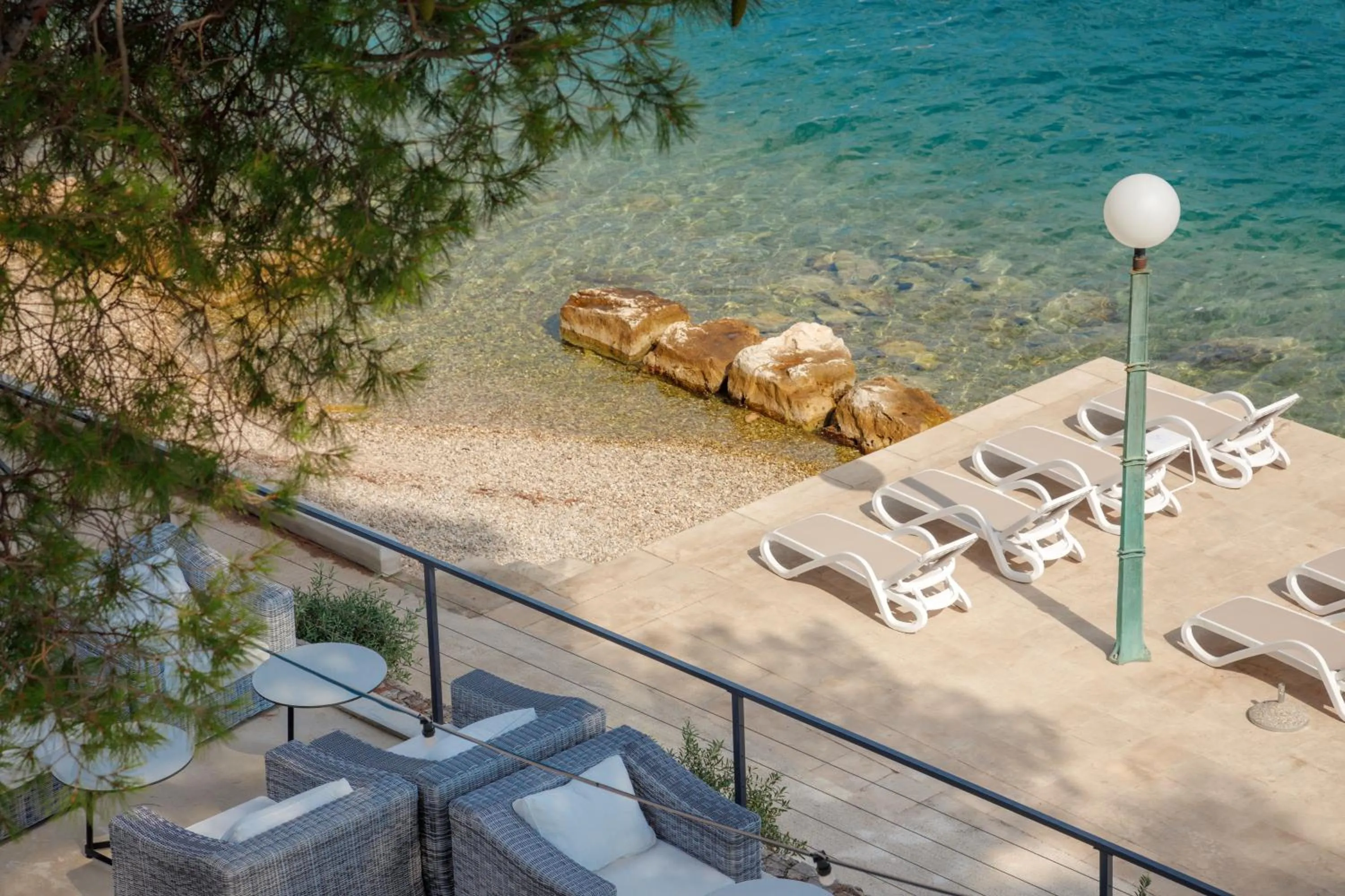 Beach in Hotel Milna Osam - Adults Only