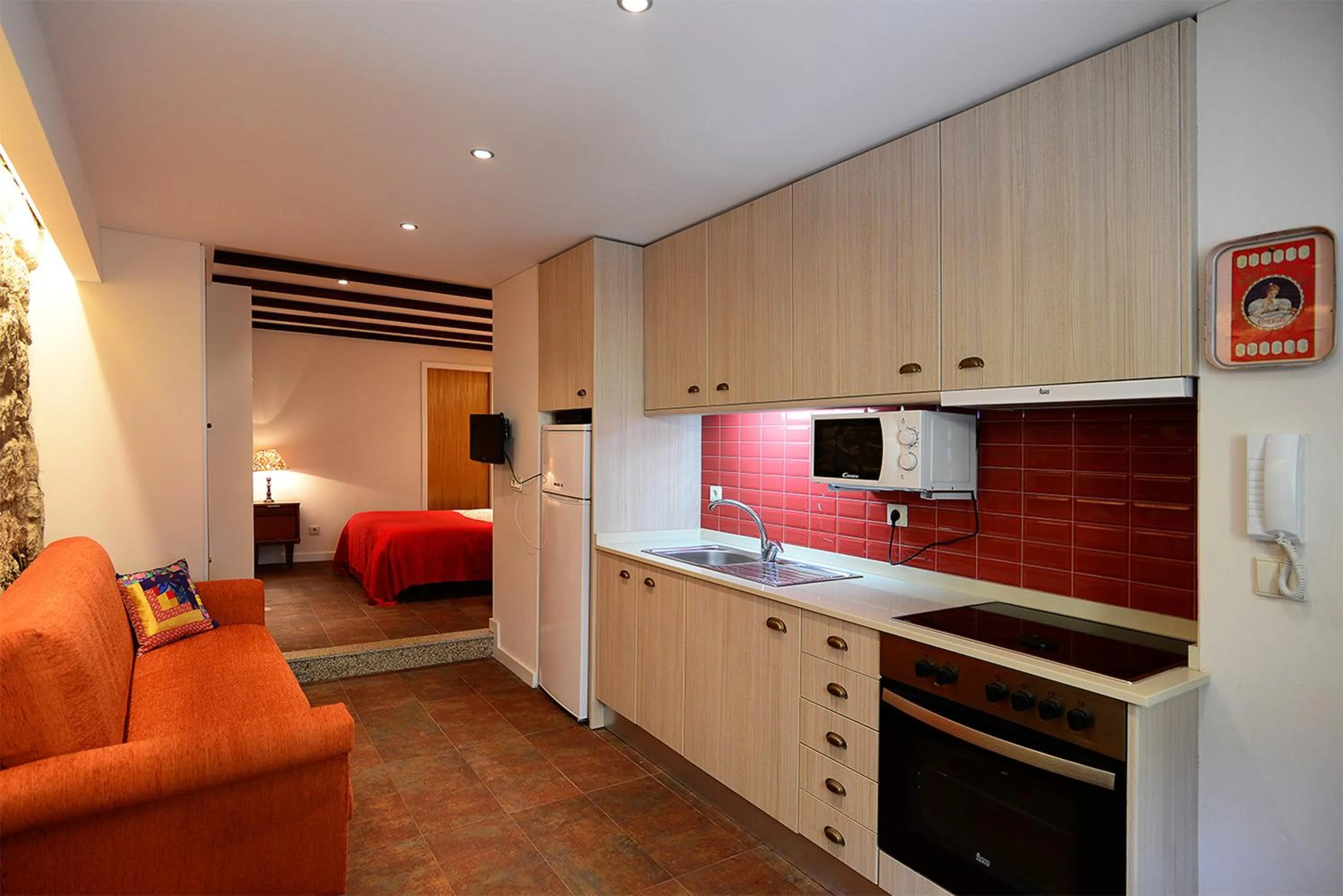 Kitchen or kitchenette in Vitoria Apartments