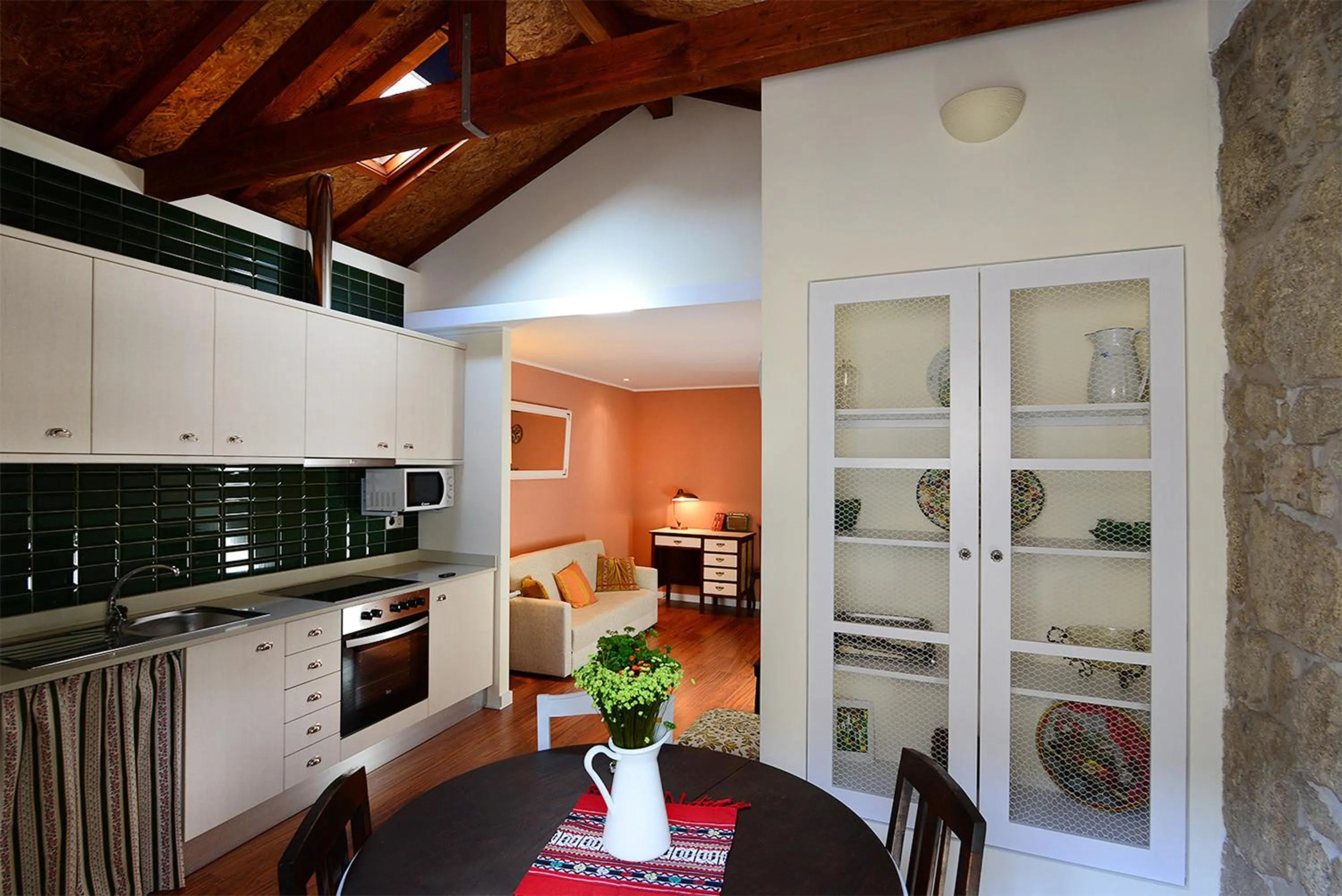Kitchen or kitchenette in Vitoria Apartments